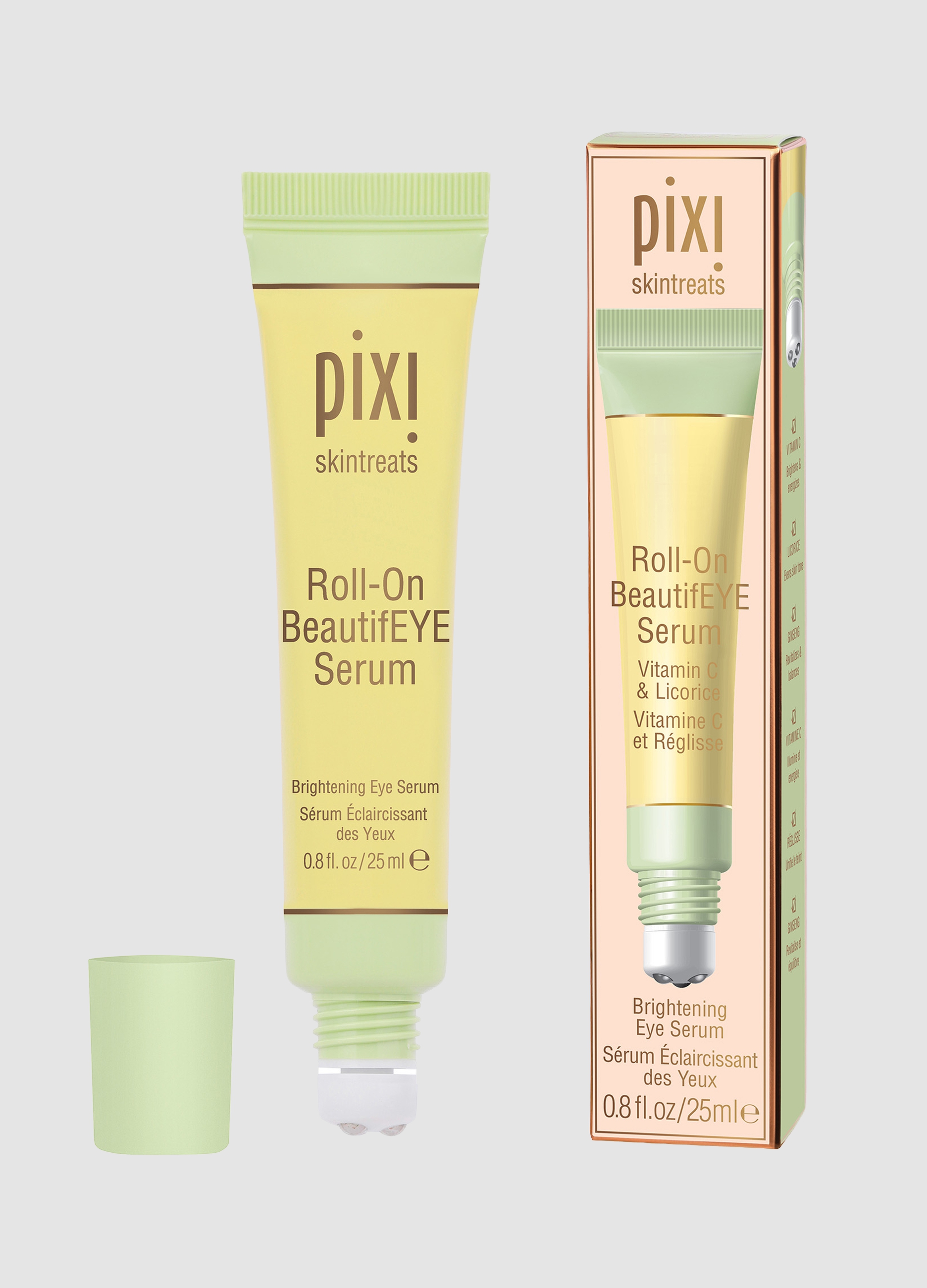 PIXI, Pixi Antioxidant Roll On Eye Serum 25ml, Donna, Verde, Taglia: FASUL