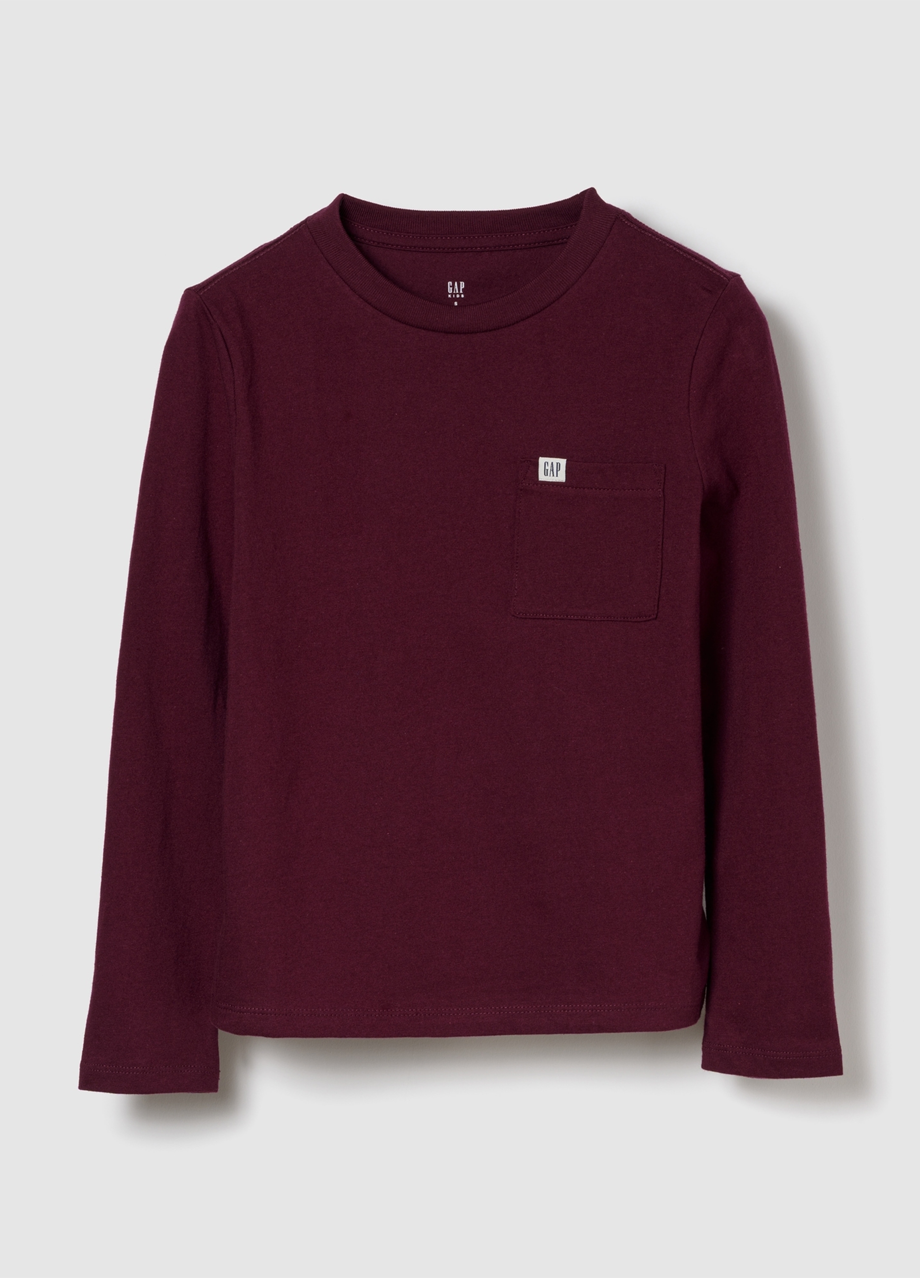 GAP KIDS, Maglia A Maniche Lunghe Con Logo Gap, Bambino, Rosso, Taglia: XL/145-152