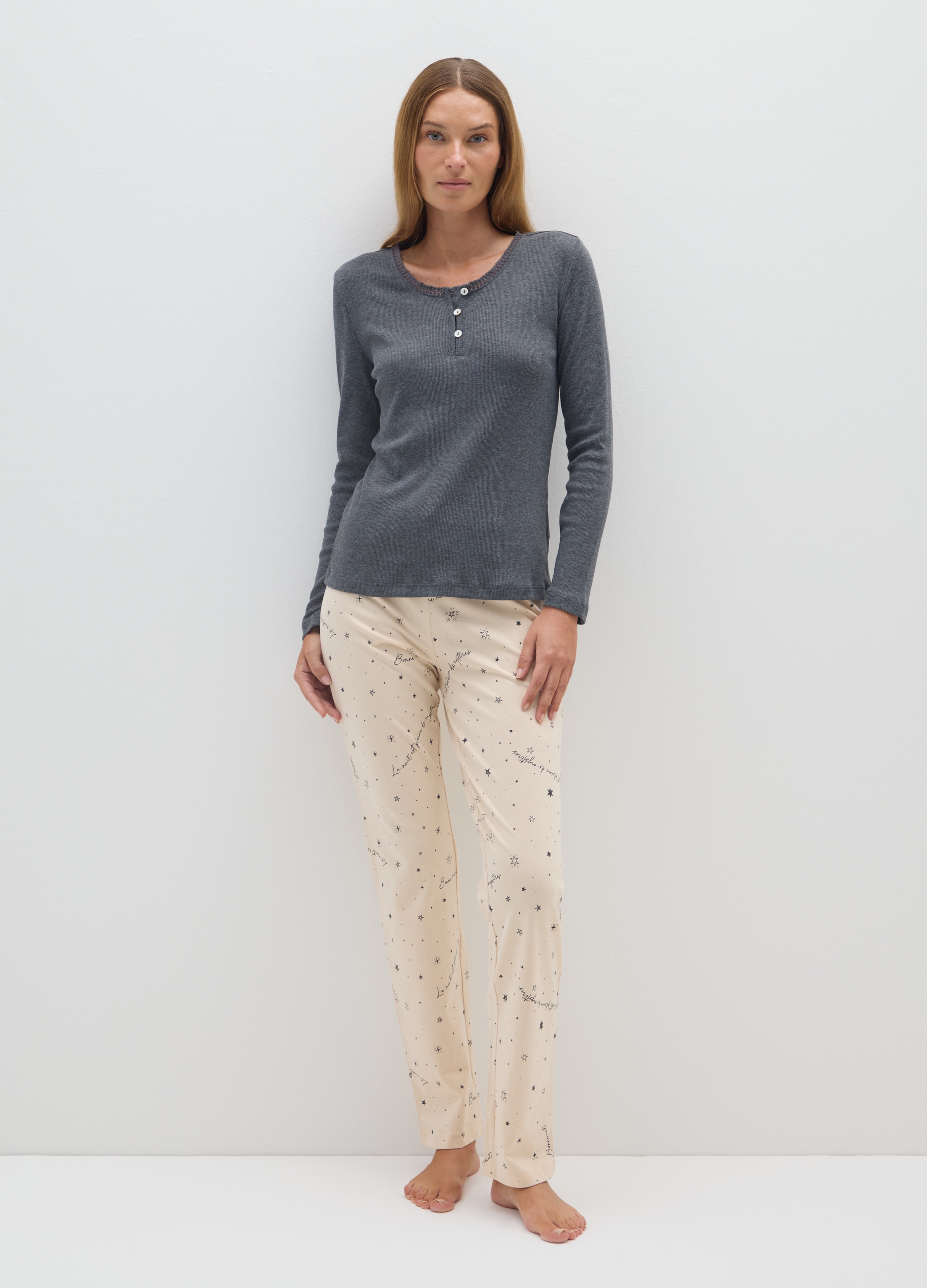 OVS, Pantaloni In Puro Cotone Beige Regular Fit, Donna, Beige, Taglia: XL