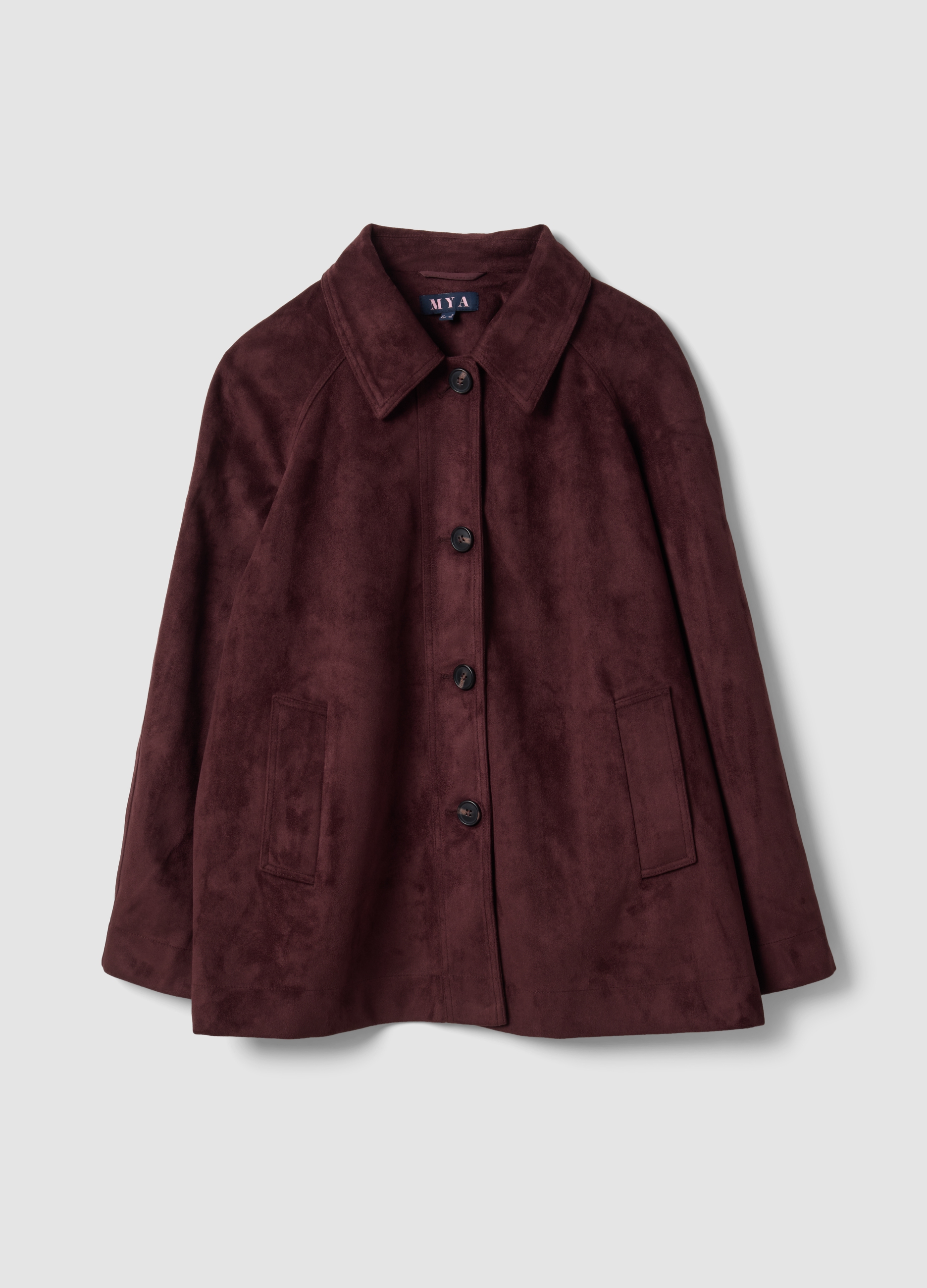 MYA, Giacca Viola Regular Fit Con Chiusura A Bottoni, Donna, Viola, Taglia: XXL