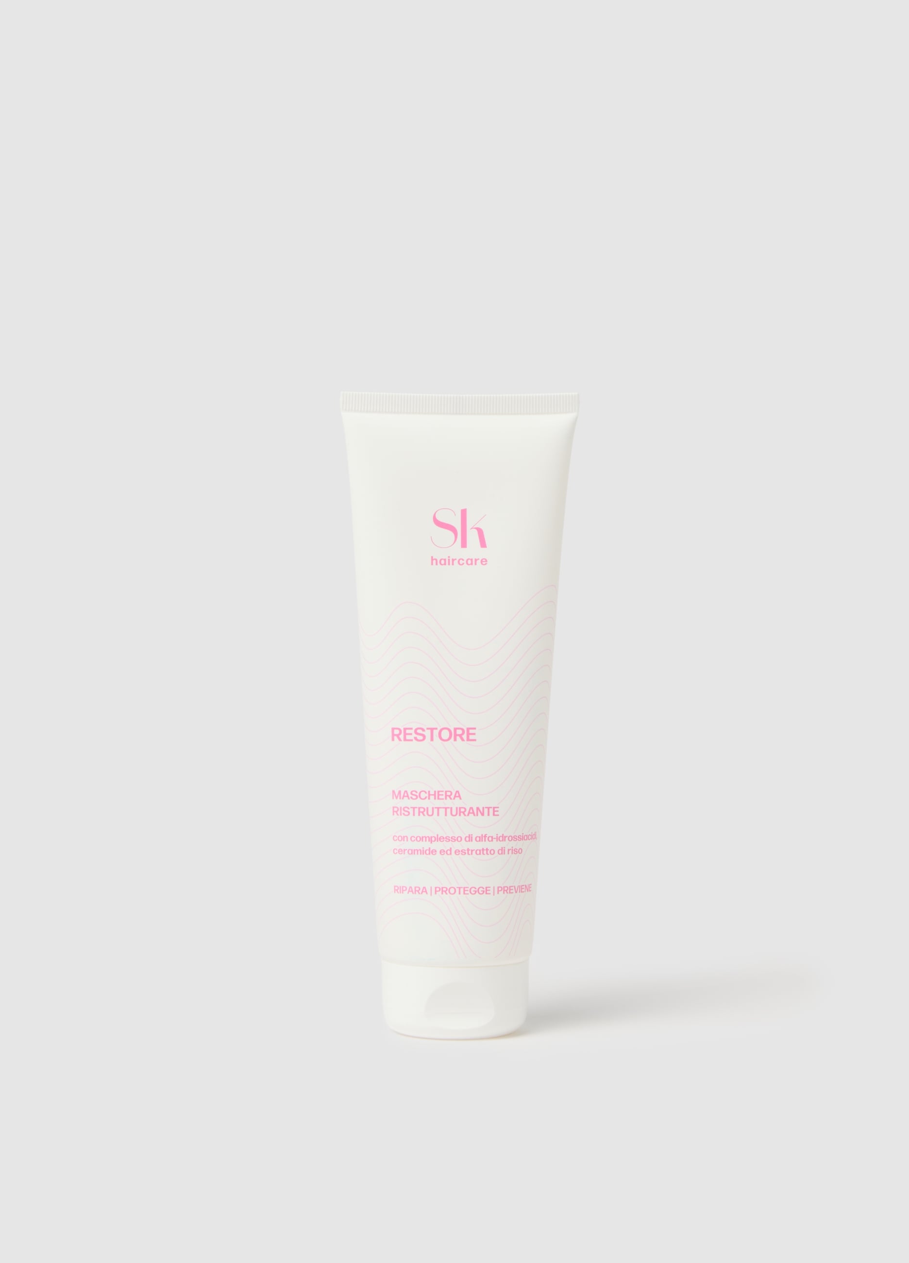 SHK, Maschera Capelli Ristrutturante, Unisex, Rosa, Taglia: FASUL
