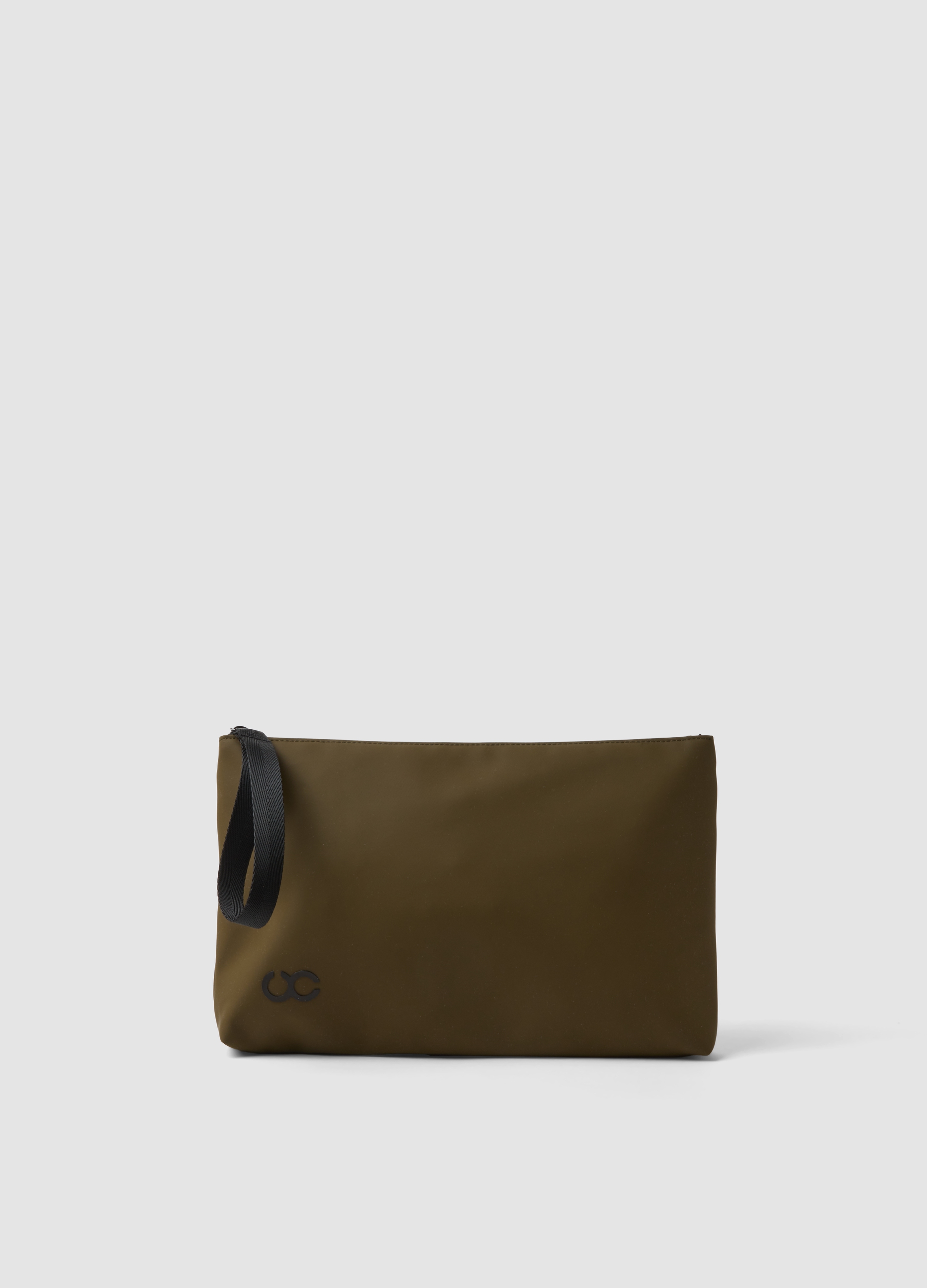URBAN COMMUTER, Pochette Verde Con Zip E Laccetto Da Polso, Donna, Verde, Taglia: ONE SIZE