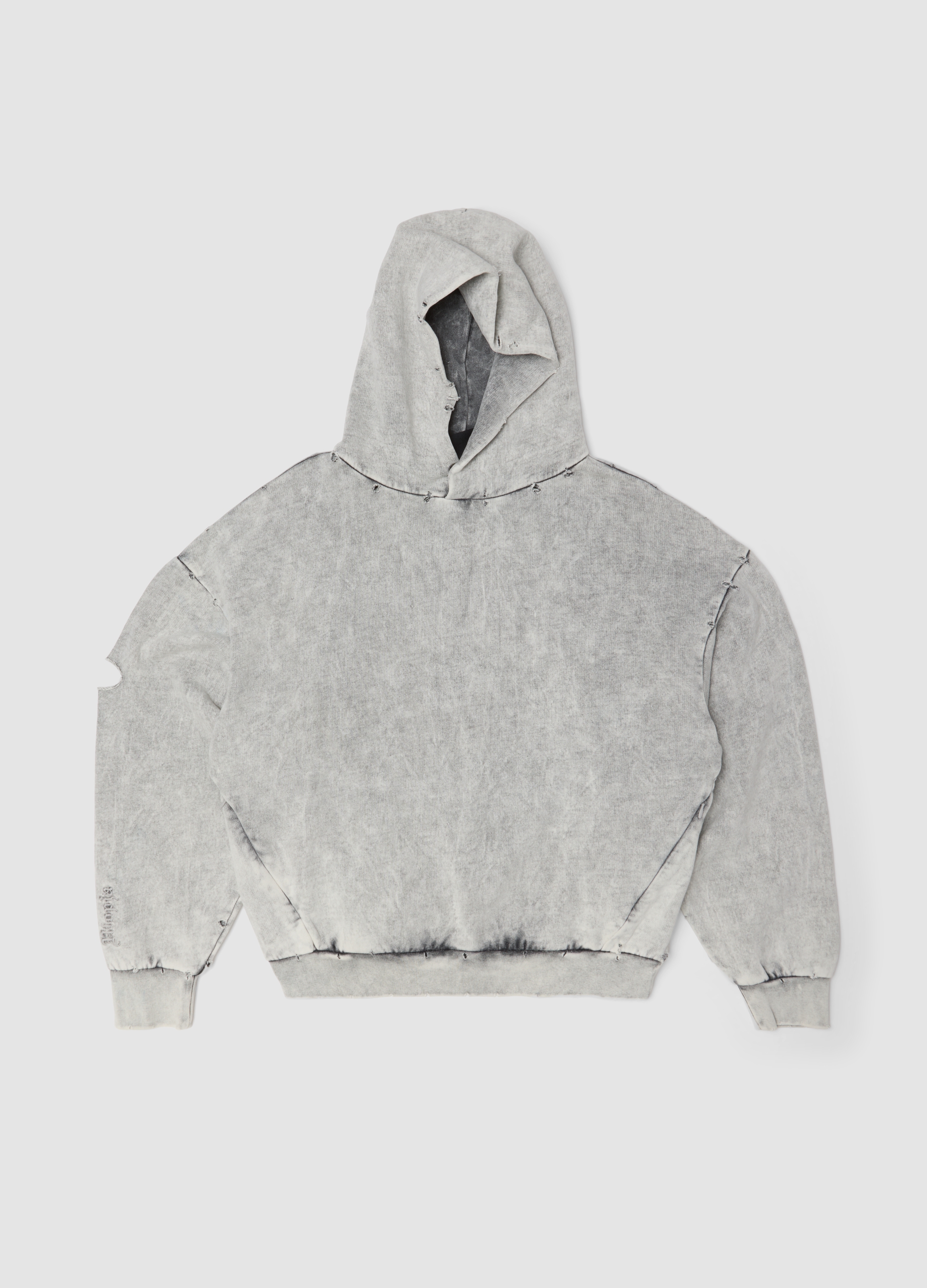 UTOPJA, Hoodie Washed Moonstone, Uomo, Grigio, Taglia: XS