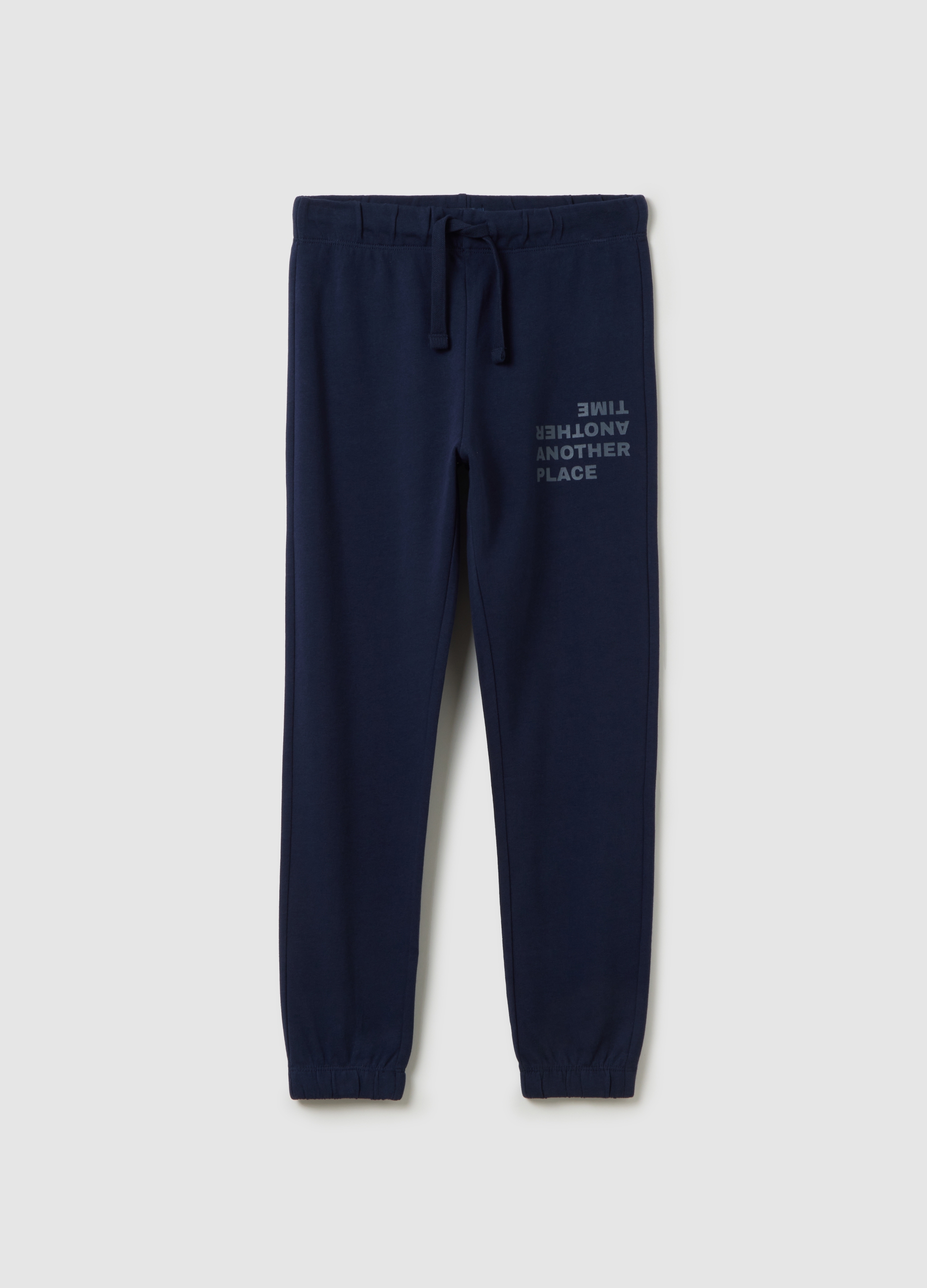 OVS, Regular Fit Blaue Baumwollhose Für Jungen, Junge, Dunkelblau, Größe: 10-11