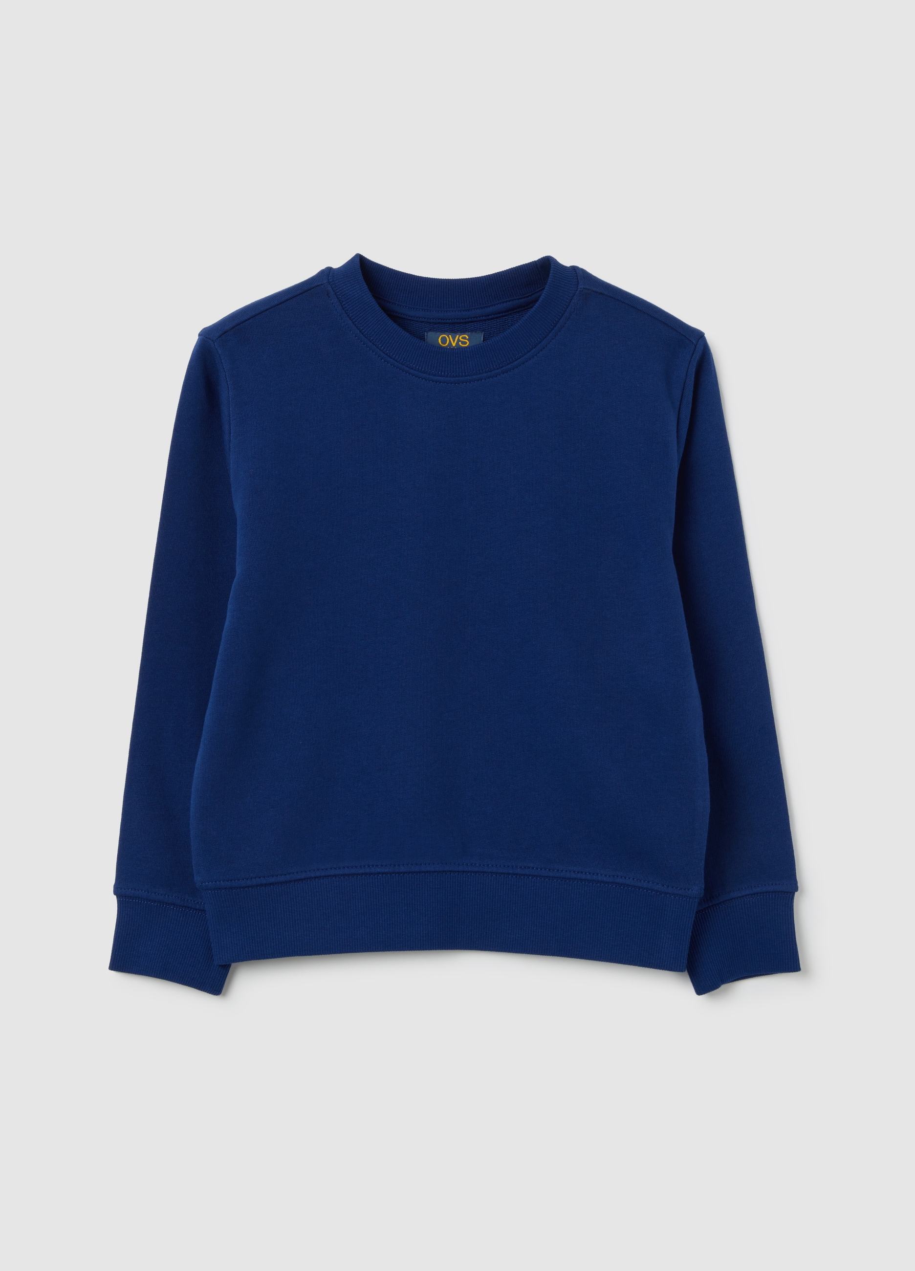 OVS, Kinder-sweatshirt Aus Reinem Blauen Baumwolle, Junge, Dunkelblau, Größe: 3-4