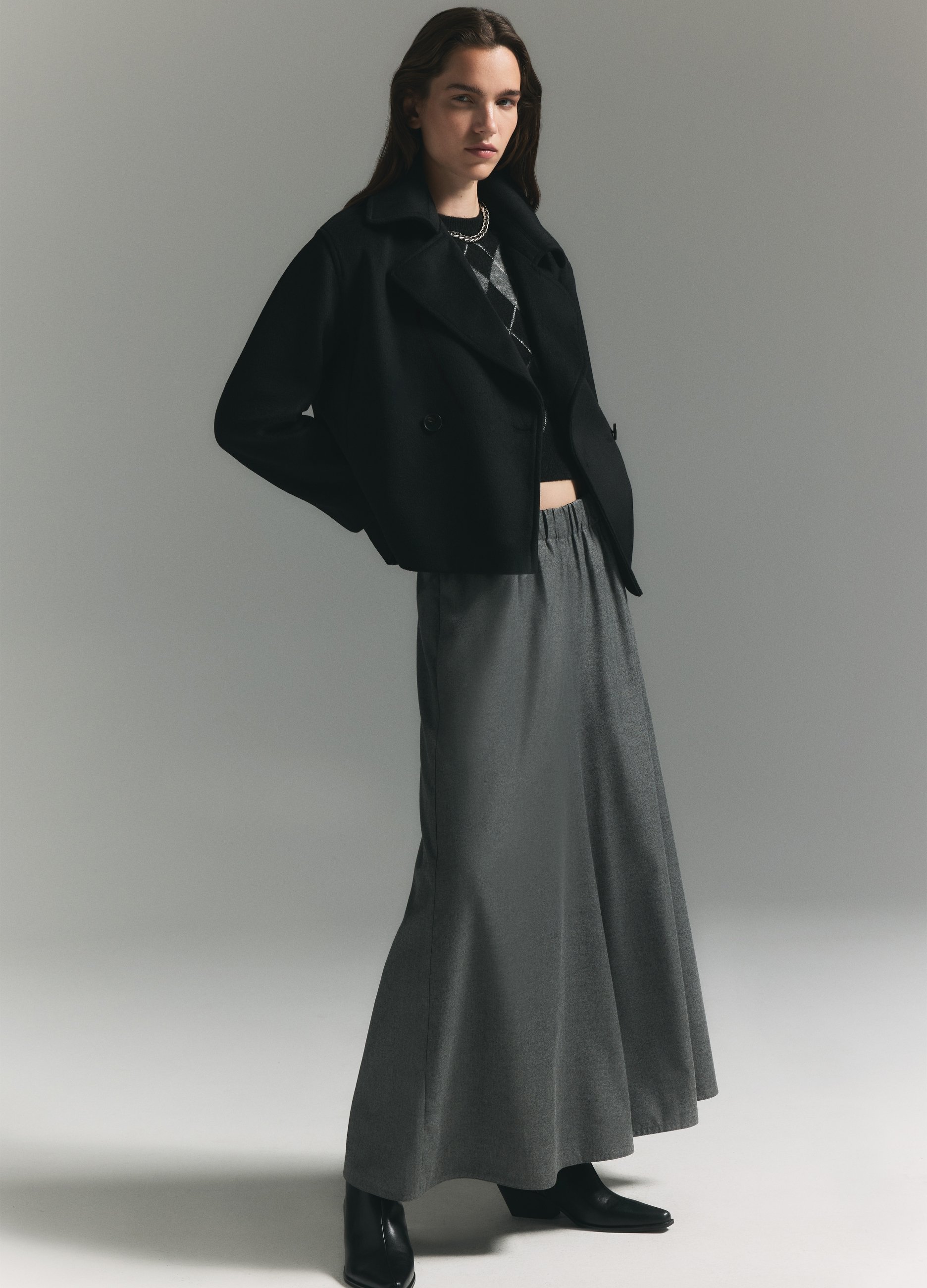 Piombo Contemporary, Pantaloni A Gamba Larga Beige Relaxed Fit, Donna, Beige, Taglia: XS