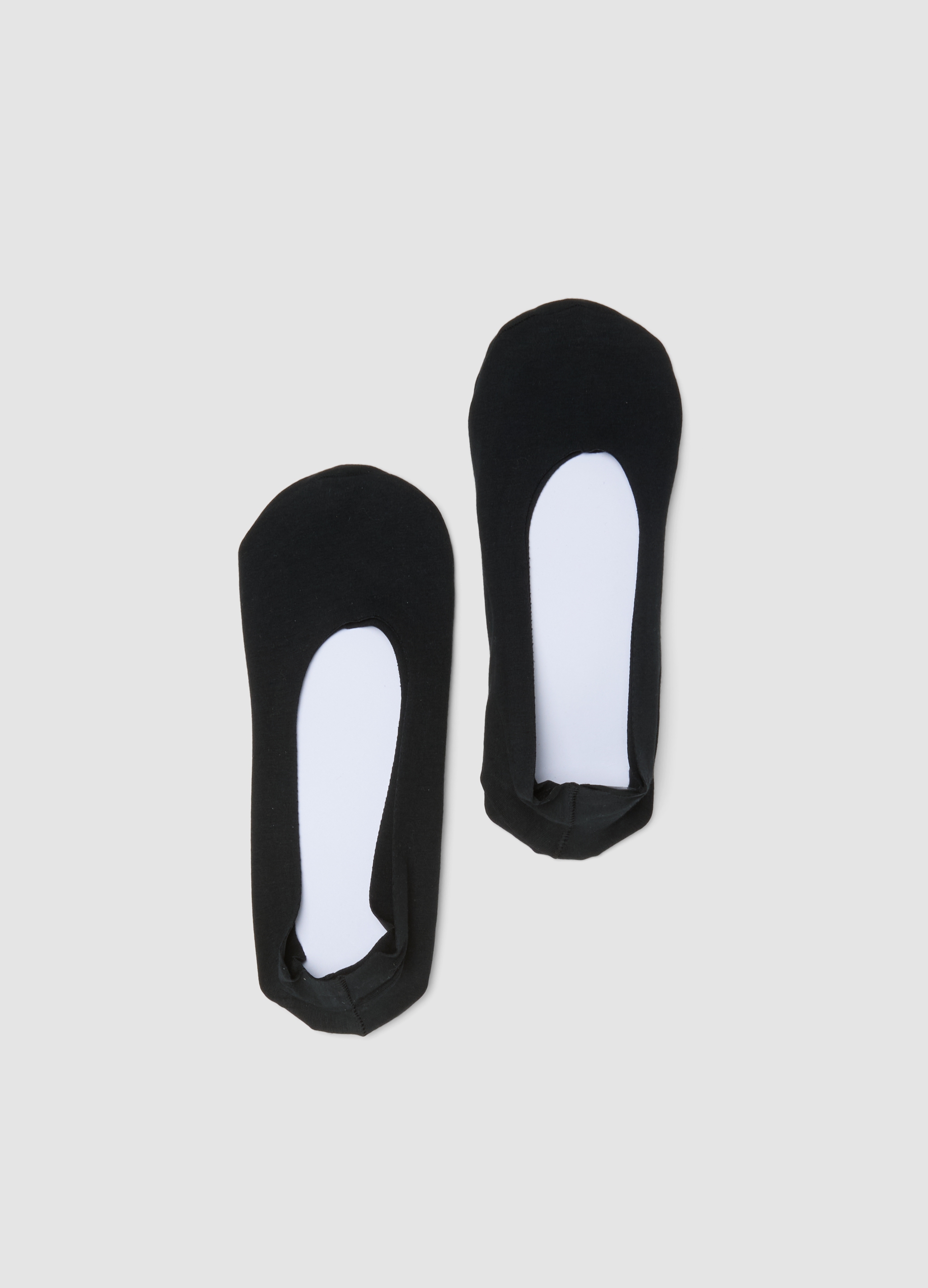 OVS, Bipack Di Calzini Ballerina Neri In Cotone Organico, Donna, Nero, Taglia: 39-41
