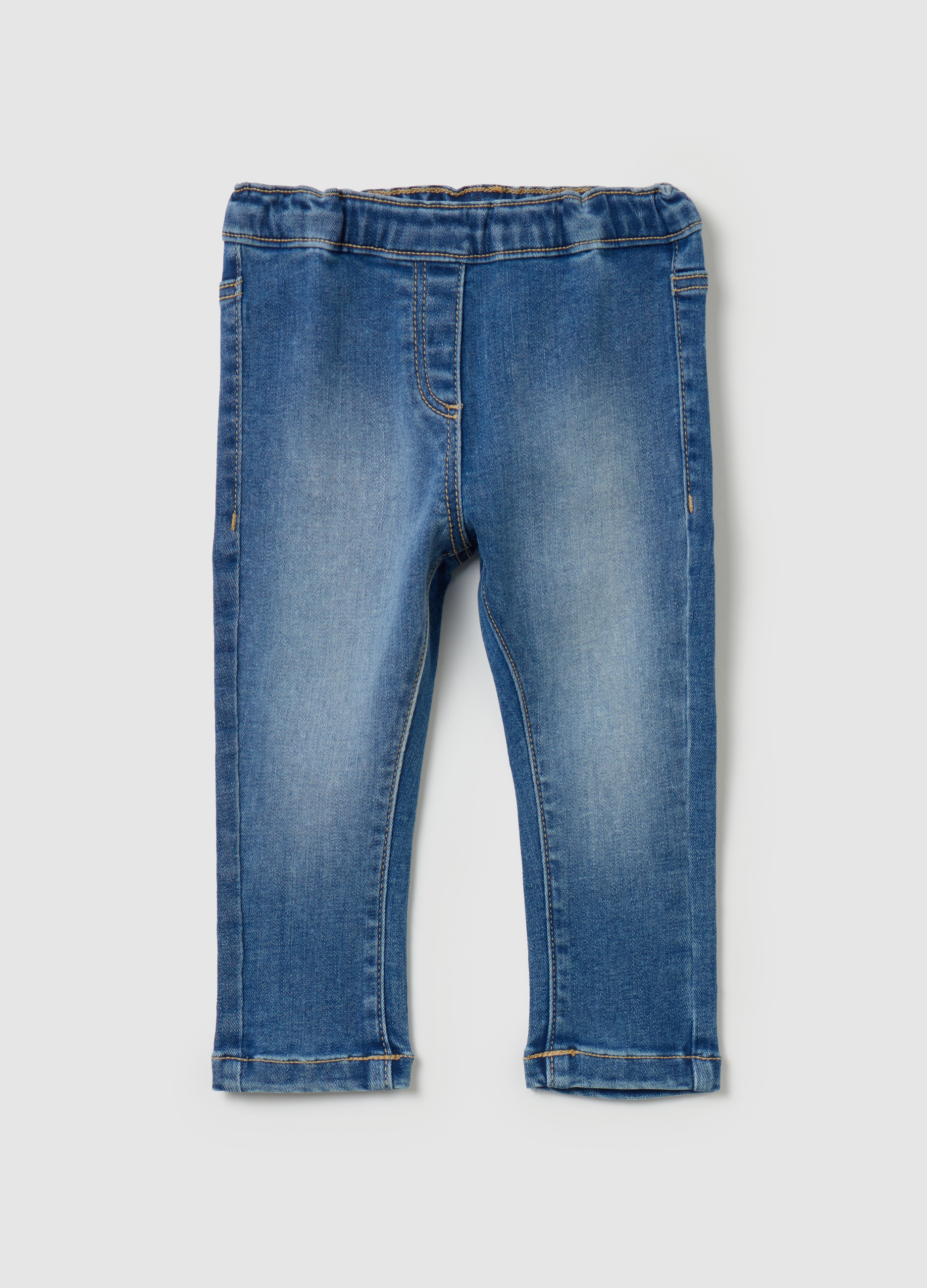 FAGOTTINO, Jeggings Elásticos Con Bolsillos, Niña, Lavado claro, Talla: 9-12