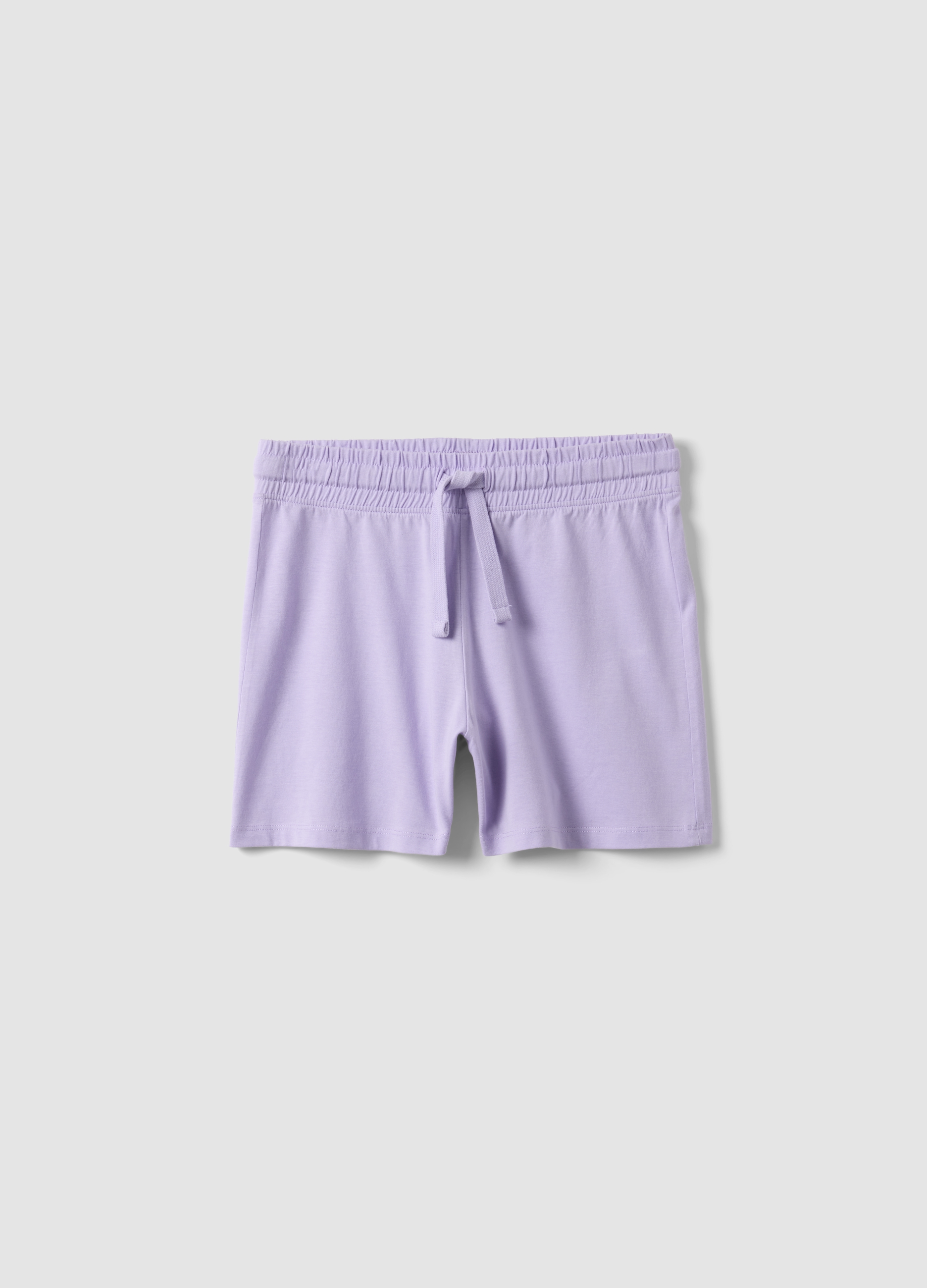 OVS KIDS, Pantalón Corto Morado De Algodón Puro Para Niña, Corte Regular, Niña, Lavanda, Talla: 11-12