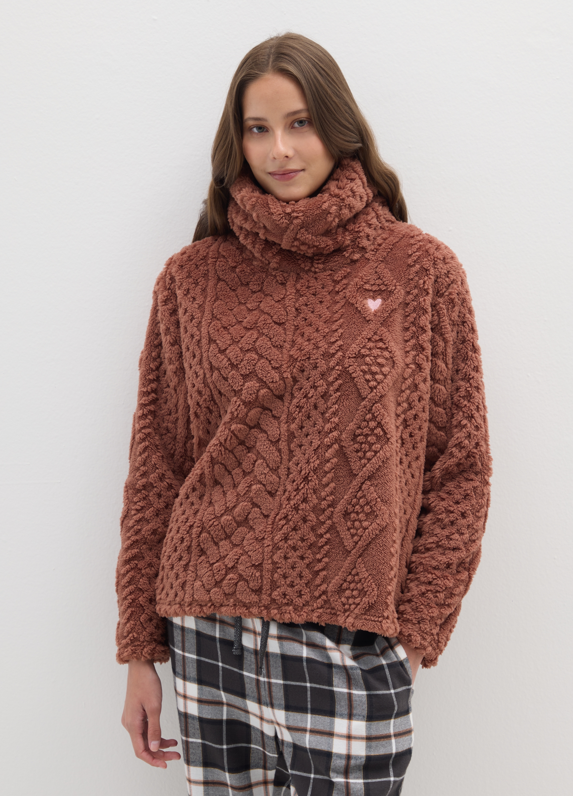 OVS, Maglia Pigiama Marrone Regular Fit, Donna, Marrone, Taglia: L