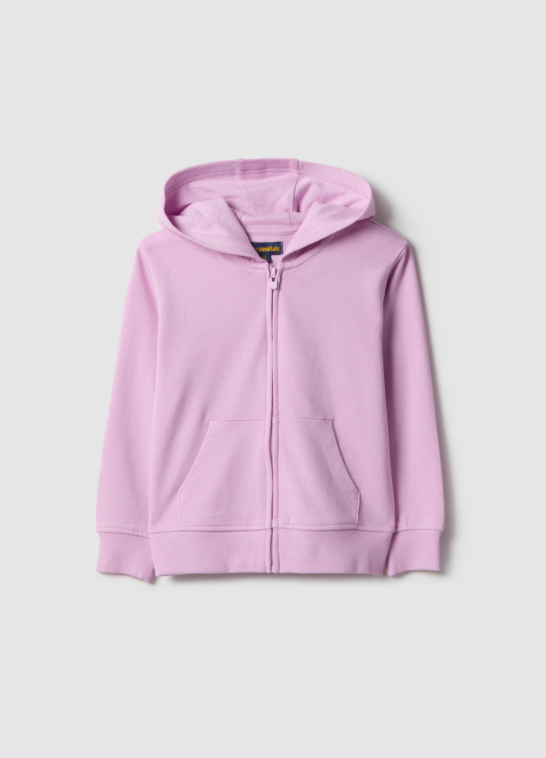 OVS KIDS, Sudadera Con Capucha Violeta Para Niña En Algodón Puro Corte Regular, Niña, Lila claro, Talla: 4-5
