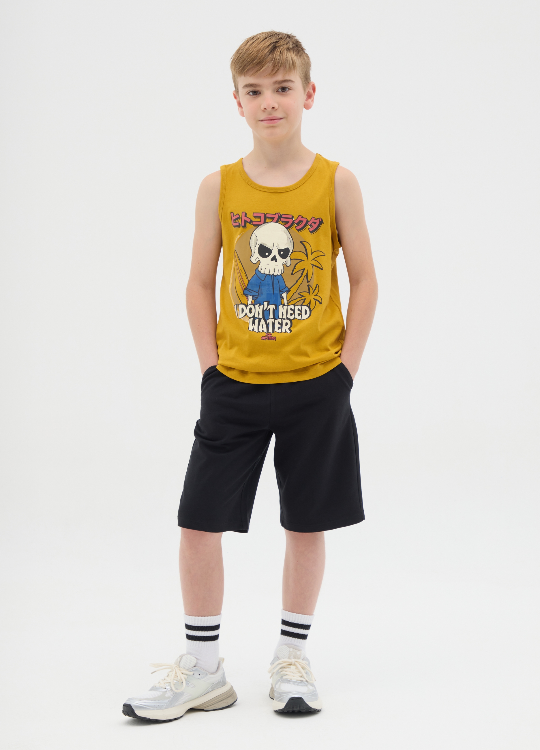 OVS, Set Da Ragazzo In Puro Cotone Oro Regular Fit, Bambino, Oro, Taglia: 10-11