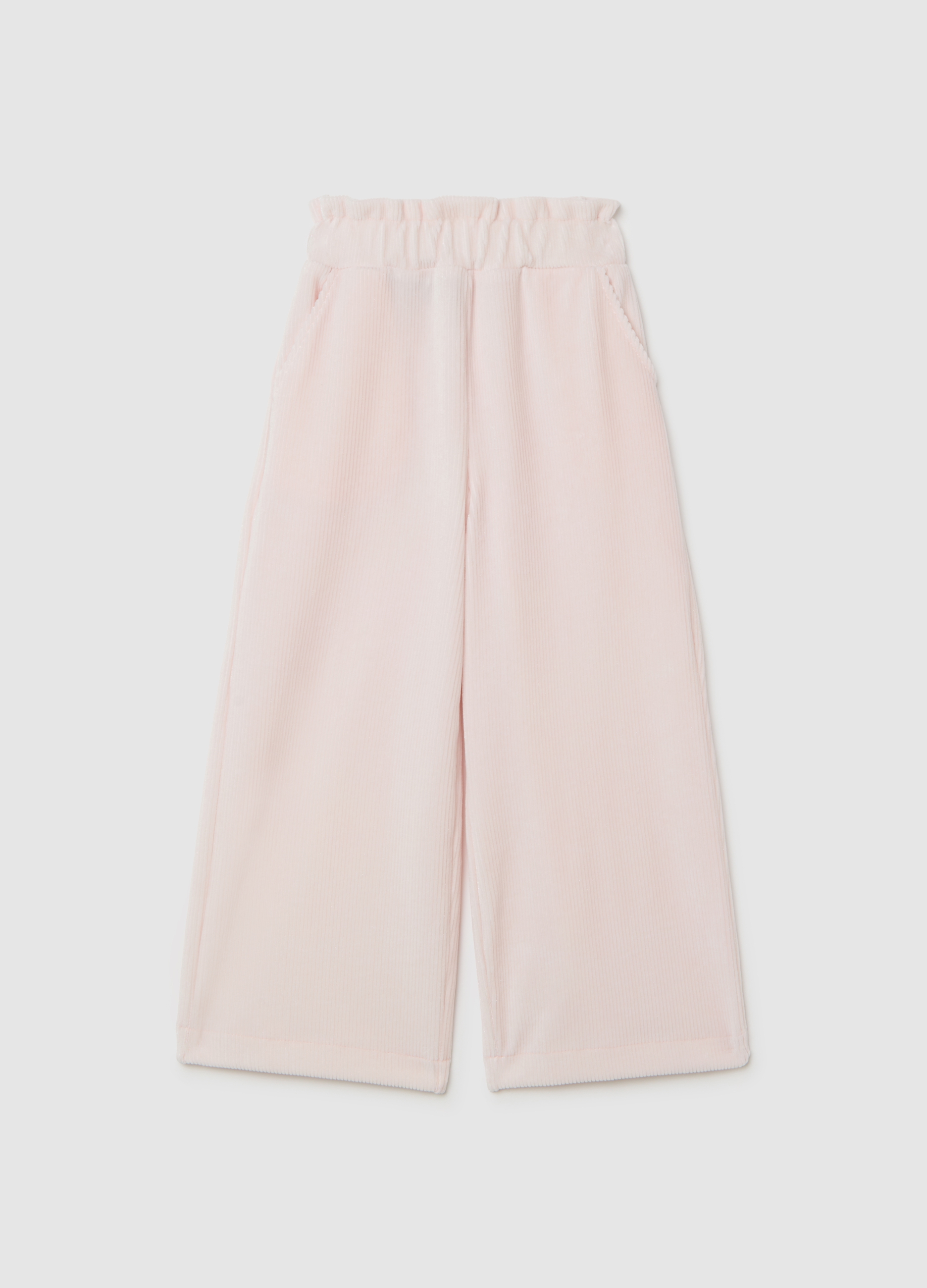 OVS KIDS, Pantalones Rosa De Chenilla Para Niñas, Niña, Rosa Claro, Talla: 8-9
