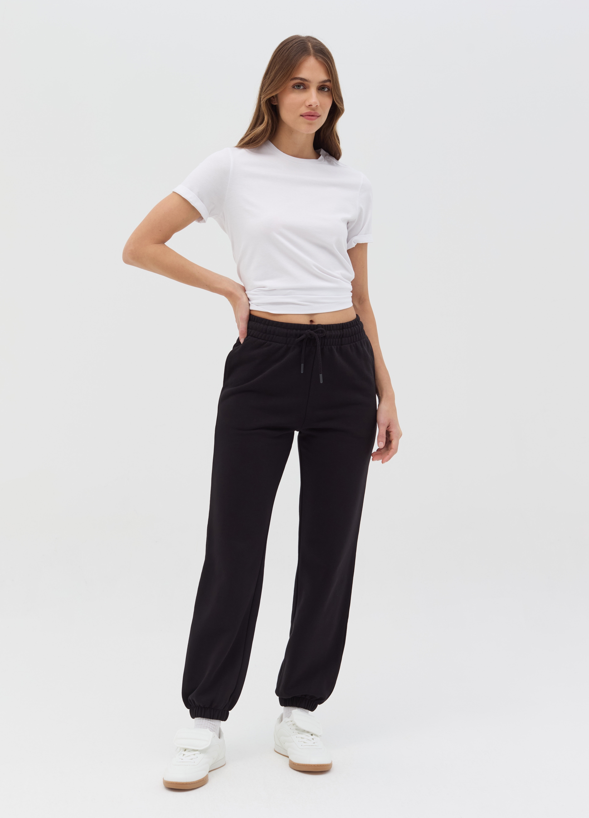 OVS , T-shirt Essential In Cotone Bio, Donna, Bianco, Taglia: XS