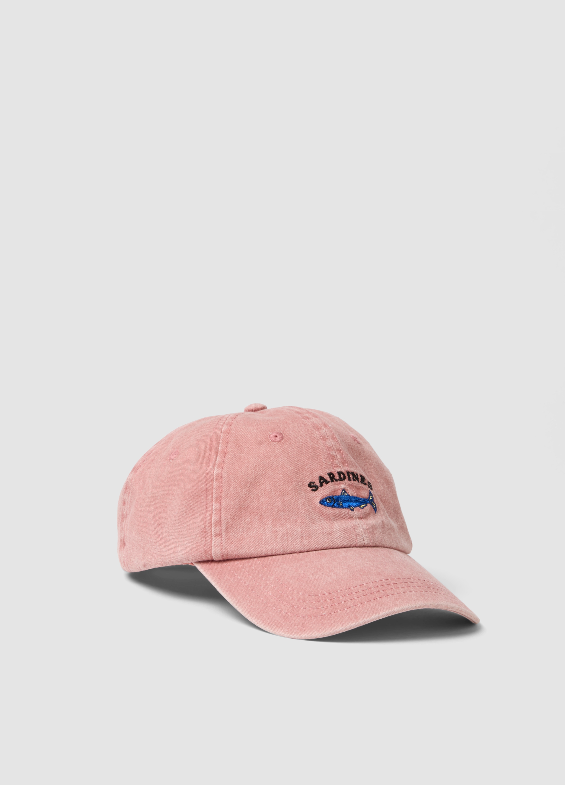 Gorra De Béisbol Rosa De Algodón Puro Con Frase Bordada, Mujer, Rosa Claro, Talla: FASUL