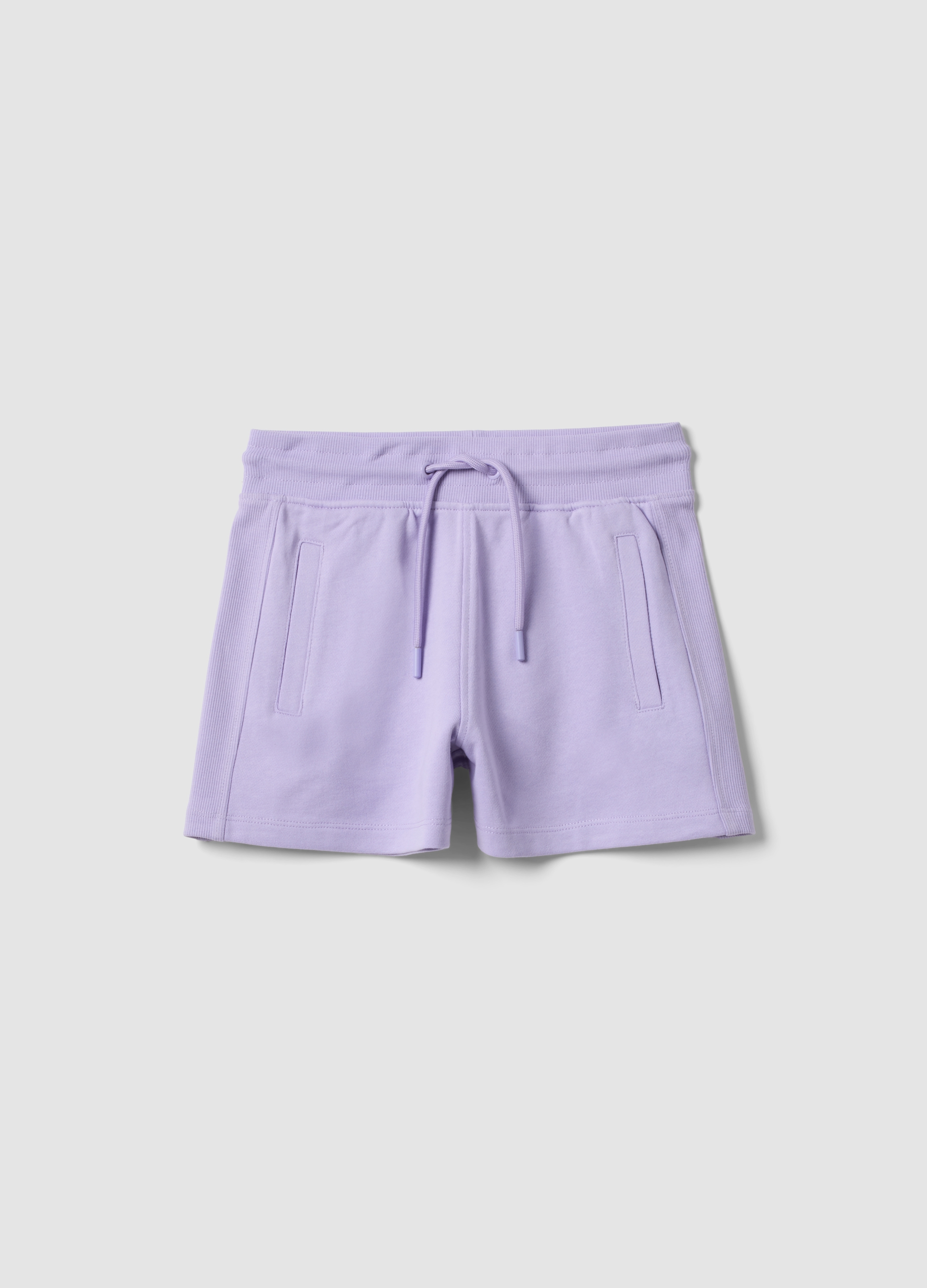 OVS KIDS, Short Morado De Algodón Orgánico Para Niña Con Cintura Elástica, Niña, Lavanda, Talla: 11-12