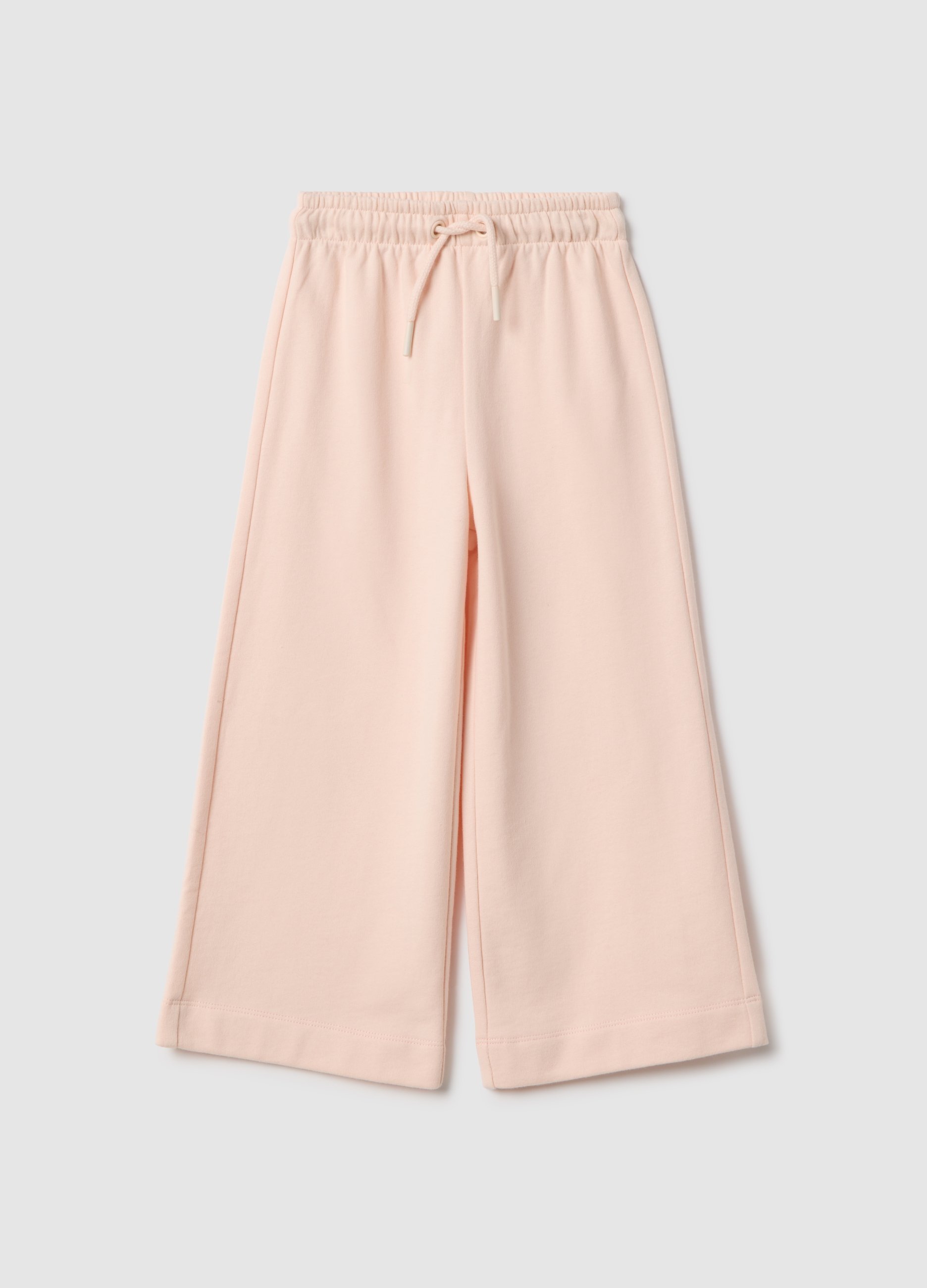 OVS KIDS, Pantalones Anchos De Niña En Algodón Rosa, Niña, Rosa Claro, Talla: 9-10