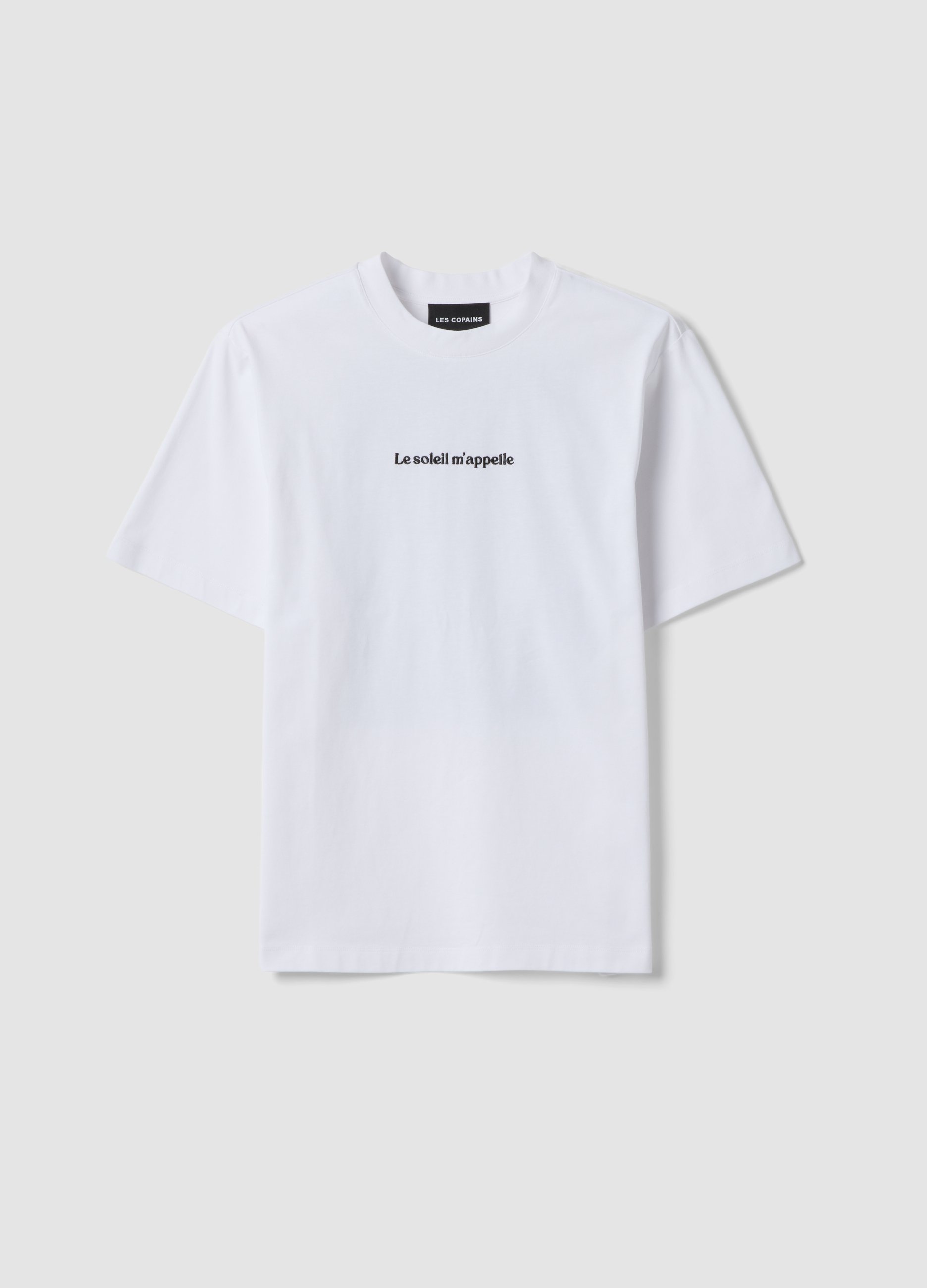 LES COPAINS, Camiseta Blanca De Algodón Puro De Manga Corta, Mujer, Blanco, Talla: 38