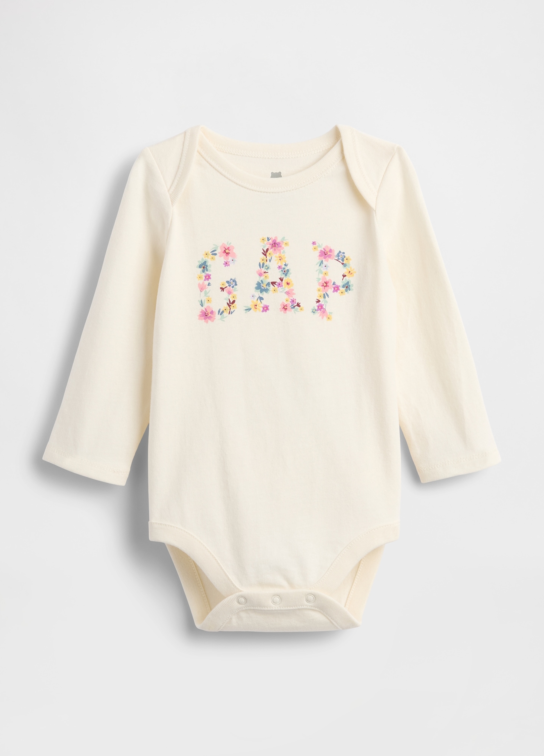GAP KIDS, Body In Puro Cotone Con Logo Gap, Unisex, Bianco, Taglia: 0-3M/46-58