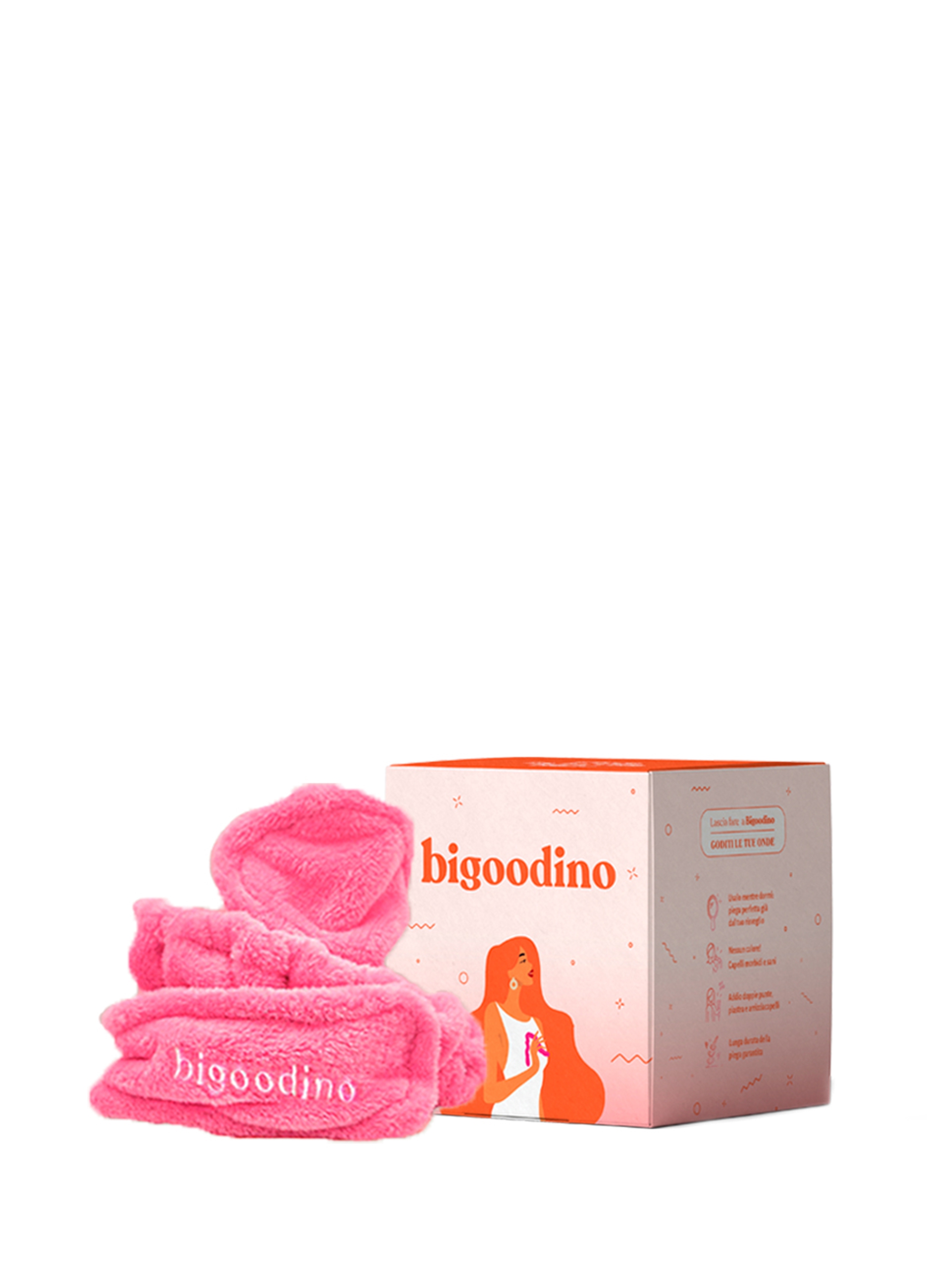BIGOODINO, Fascia Capelli, Donna, Rosa, Taglia: FASUL