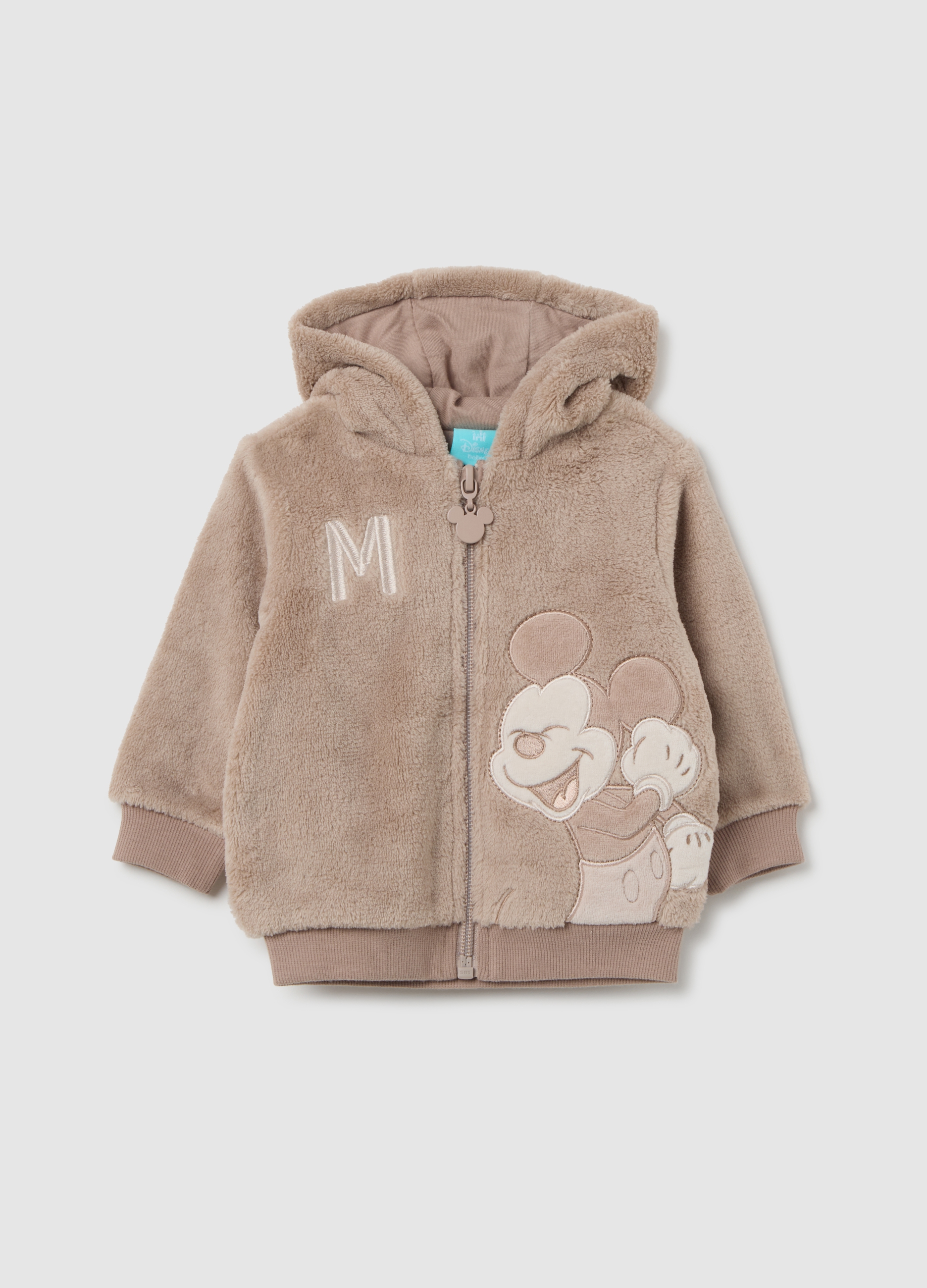 FAGOTTINO, Giacca Da Neonato Beige Regular Fit Stampa Disney, Unisex, Beige, Taglia: 1-3