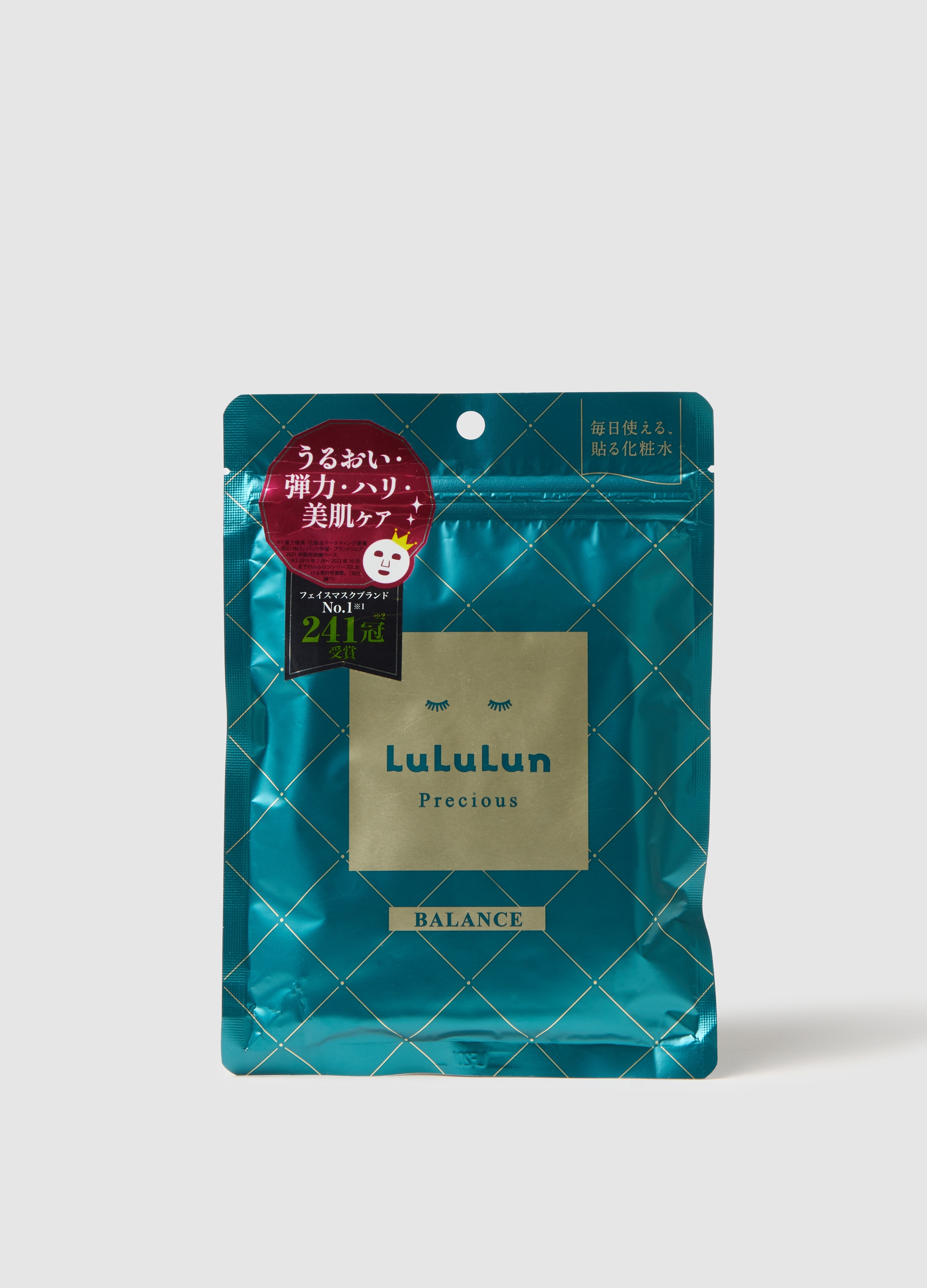 LULULUN, Maschera Premium In Tessuto Con Estratto Di Fiori E Di Foglie Di Tè Verde Curativi E Antiossidanti Della Regione Kyoto (giappone). La Confezione Contiene 7 Maschere In Tessuto. Perfetta Per L’uso Quotidiano., Donna, Bianco, Taglia: FASUL