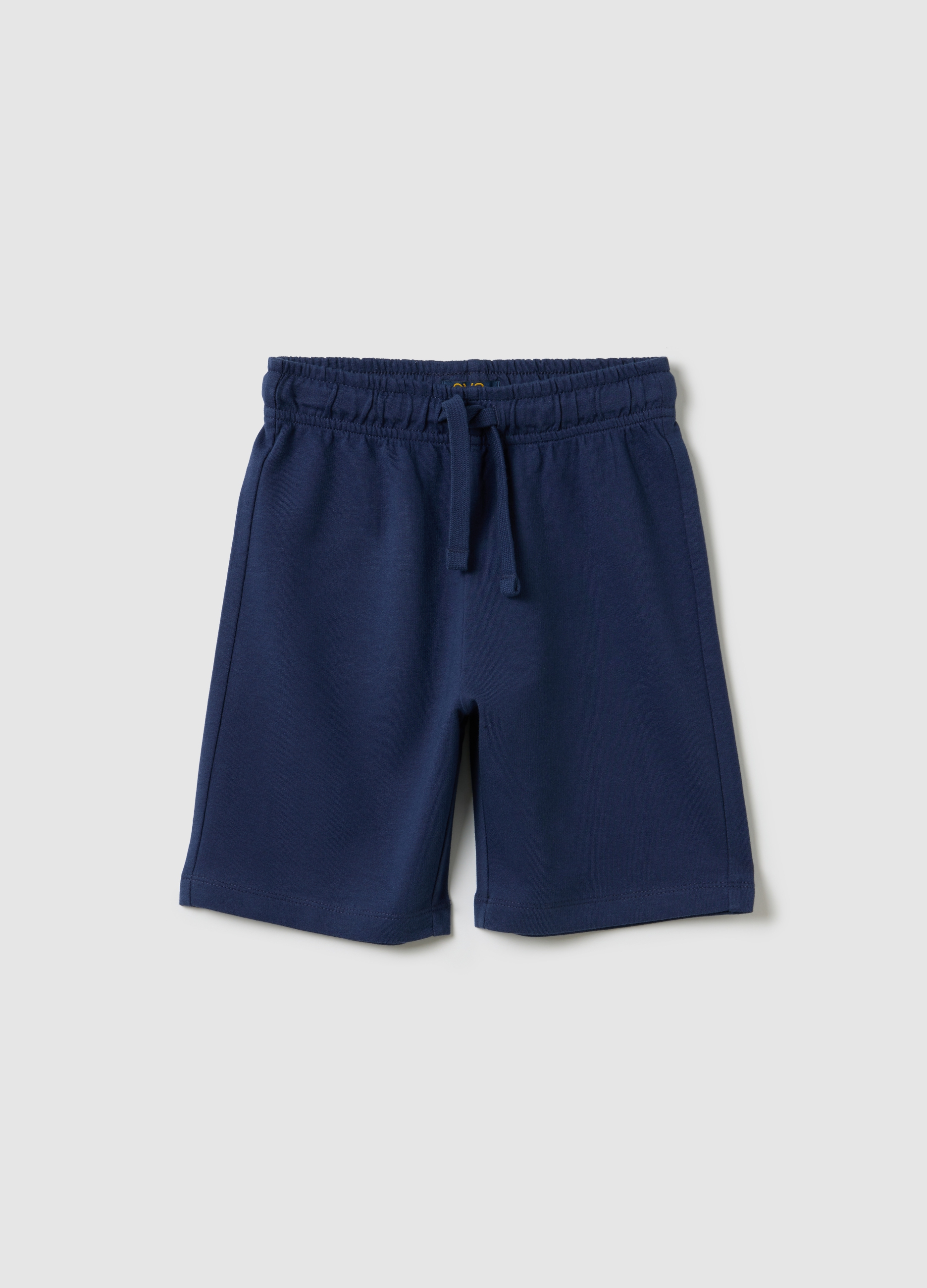 Short Azul De Puro Algodón Ovs Kids, Niño, Azul oscuro, Talla: 6-7