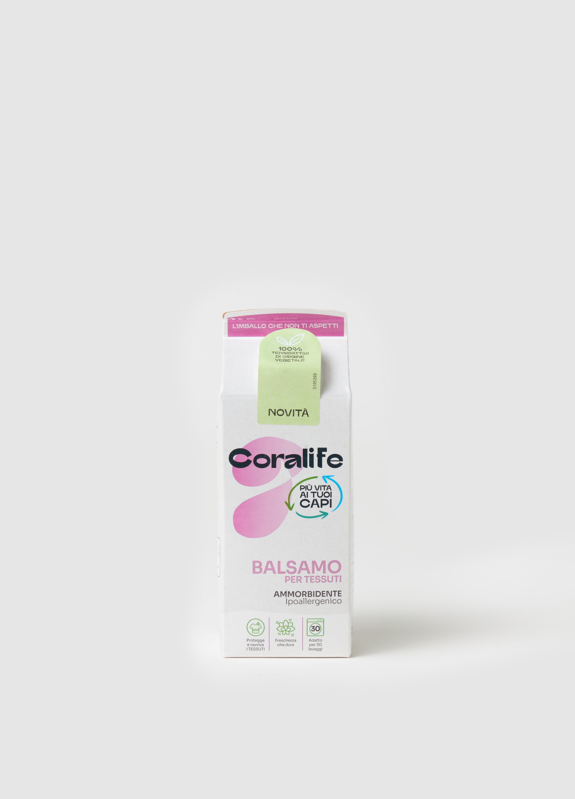 OVS, Coralife Balsamo Per Tessuti 750 Ml - 30 Lavaggi, Unisex, Rosa, Taglia: FASUL
