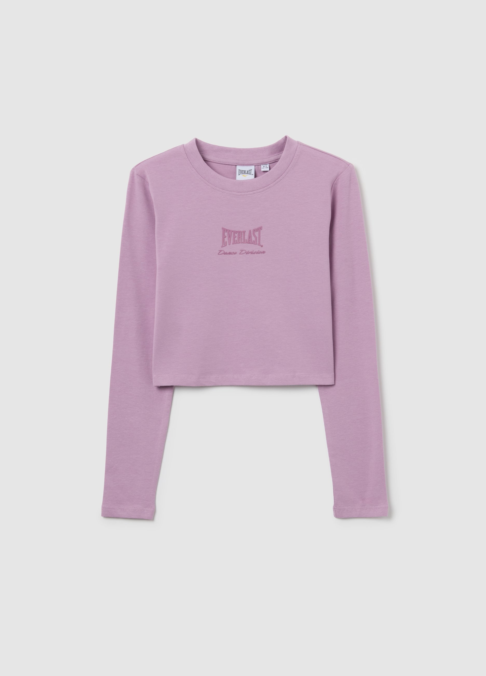 EVERLAST, Camiseta Rosa De Manga Larga De Algodón Elástico, Niña, Rosa, Talla: 11-12