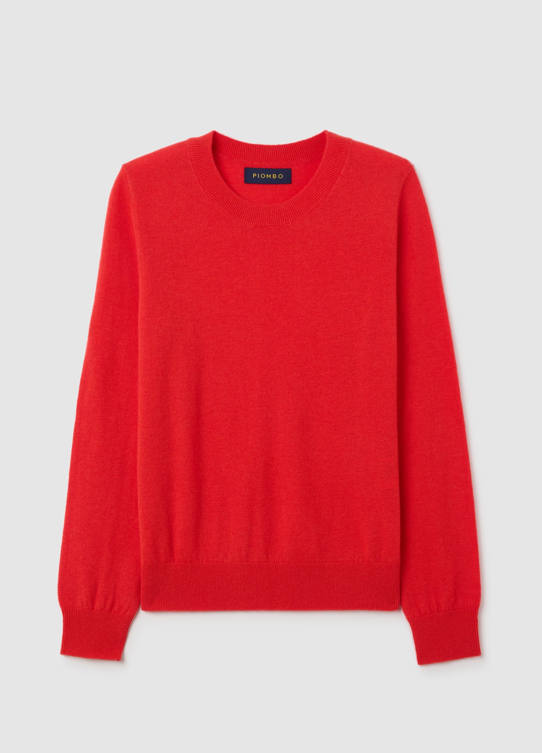 OVS, Suéter Rojo De Lana Pura Corte Regular, Mujer, Rojo Claro, Talla: 42