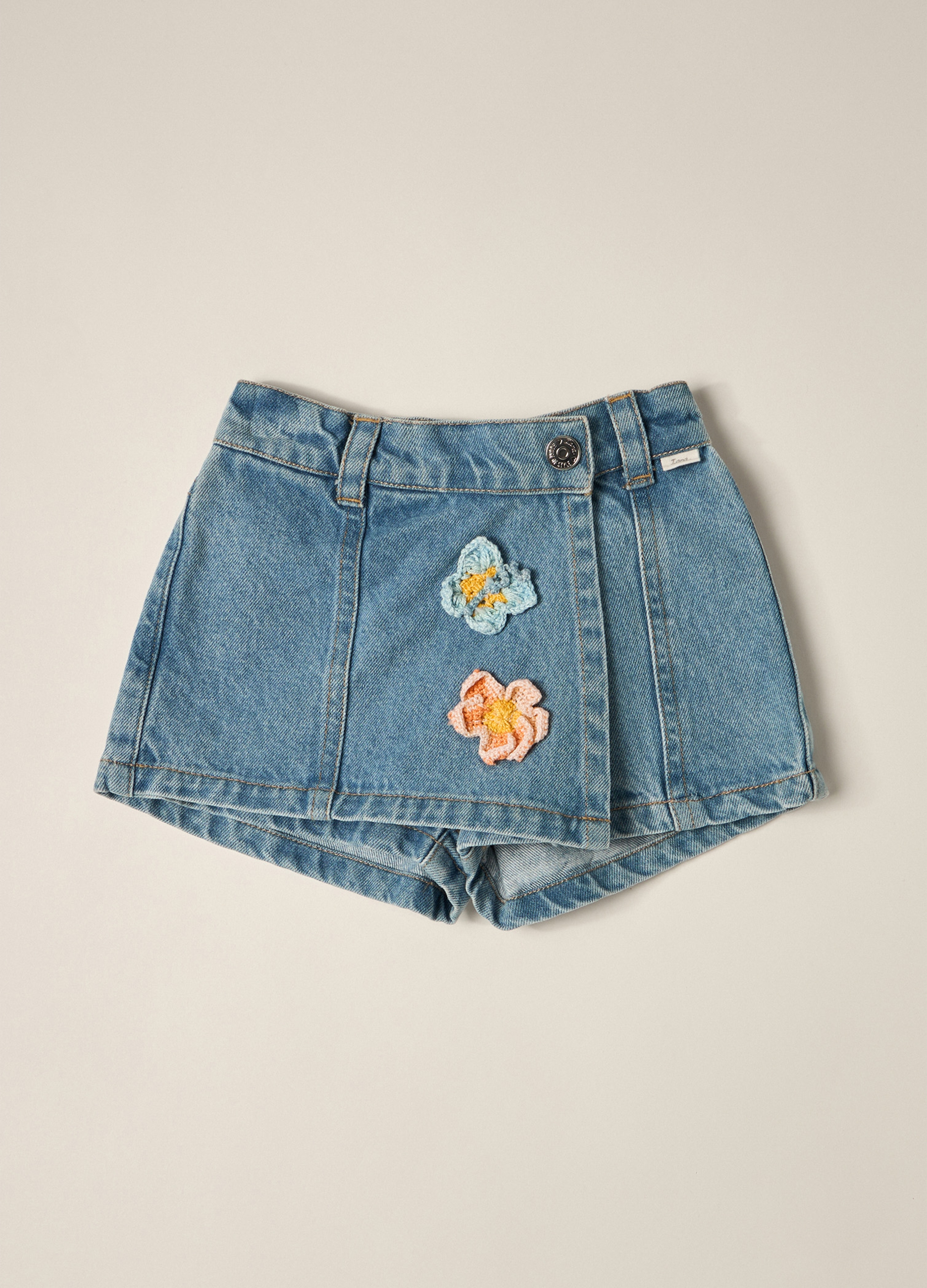 OVS, Gonna-pantalone In Puro Cotone Iana Neonata, Azzurro, Taglia: 24