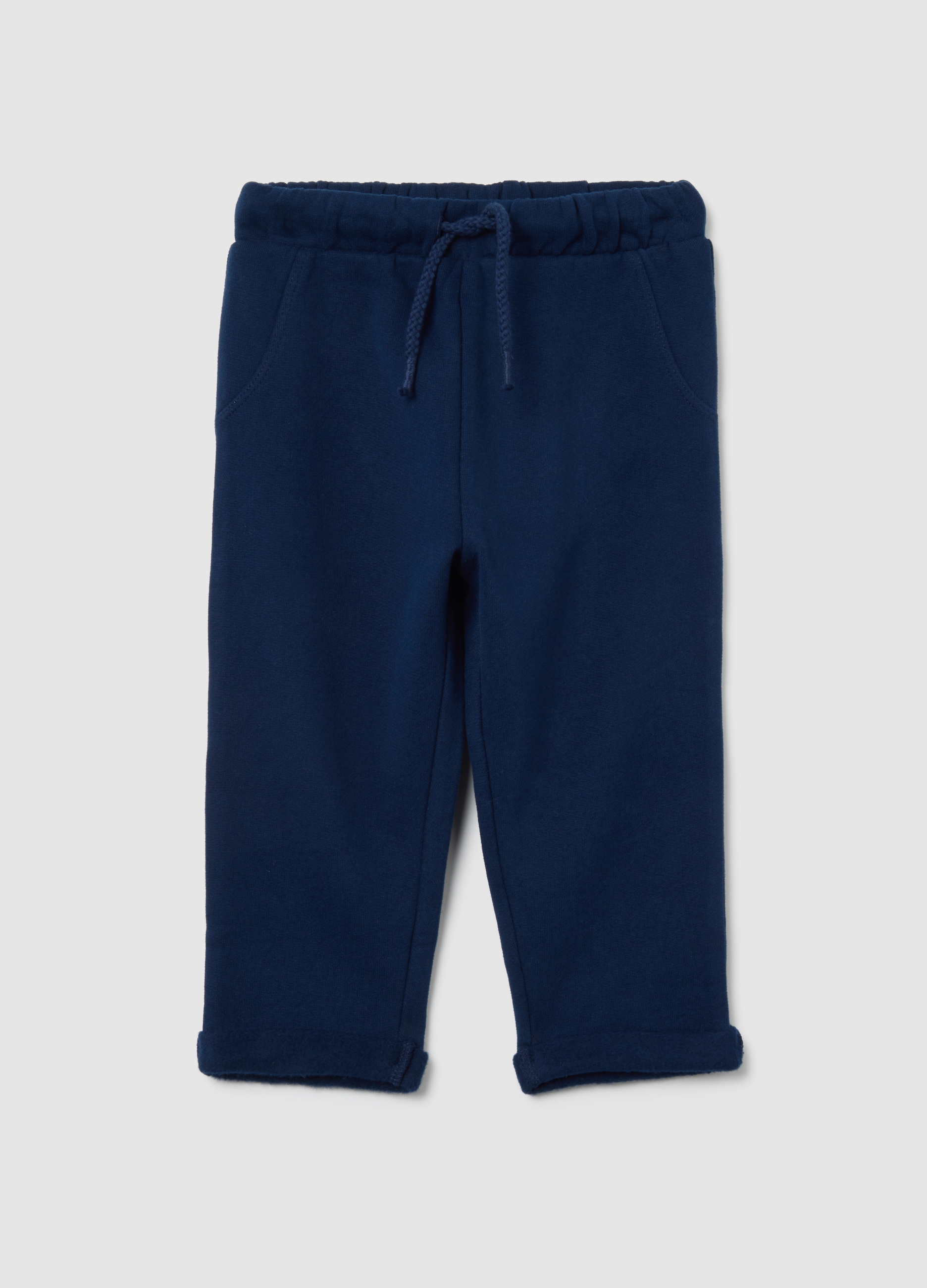FAGOTTINO, Pantaloni Jogger Blu Da Bimbo In Puro Cotone Regular Fit, Bambino, Blu, Taglia: 30-36