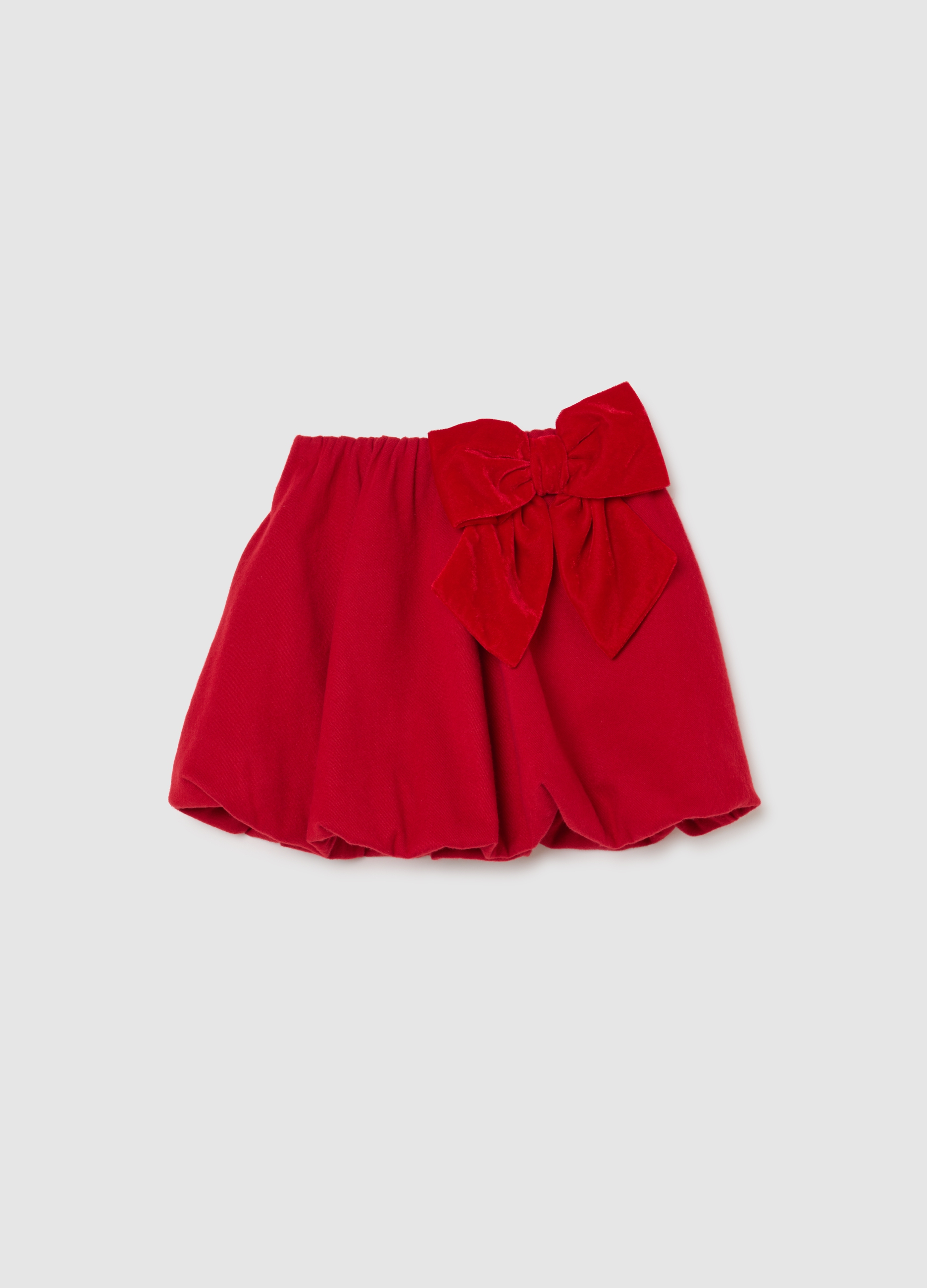 OVS KIDS, Gonna Baloon Rossa Da Bambina Regular Fit Con Fiocco, Niña, Rojo Claro, Talla: 5-6