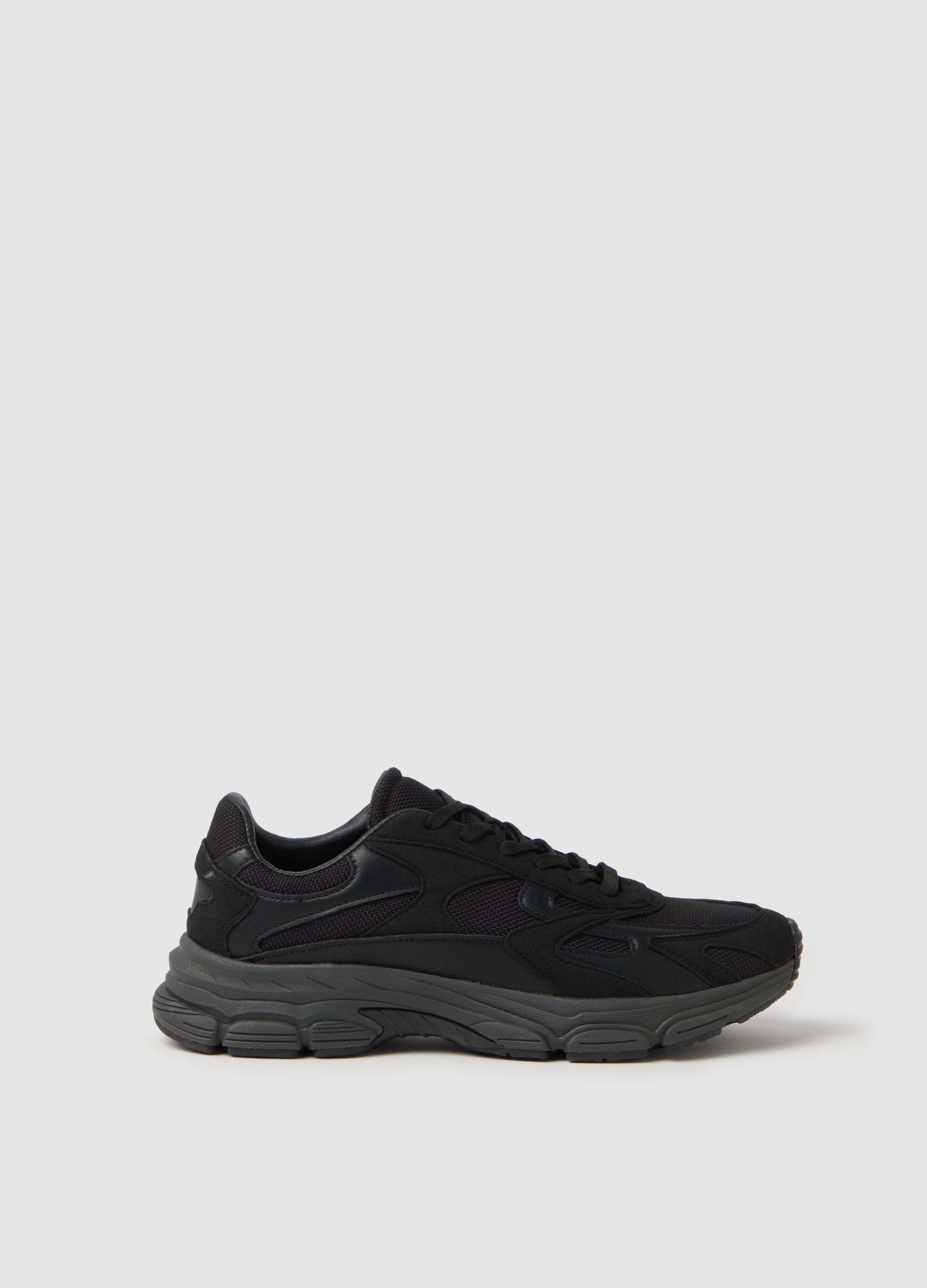 OVS, Zapatillas Negras Para Hombre, Hombre, Negro/Gris, Talla: 41