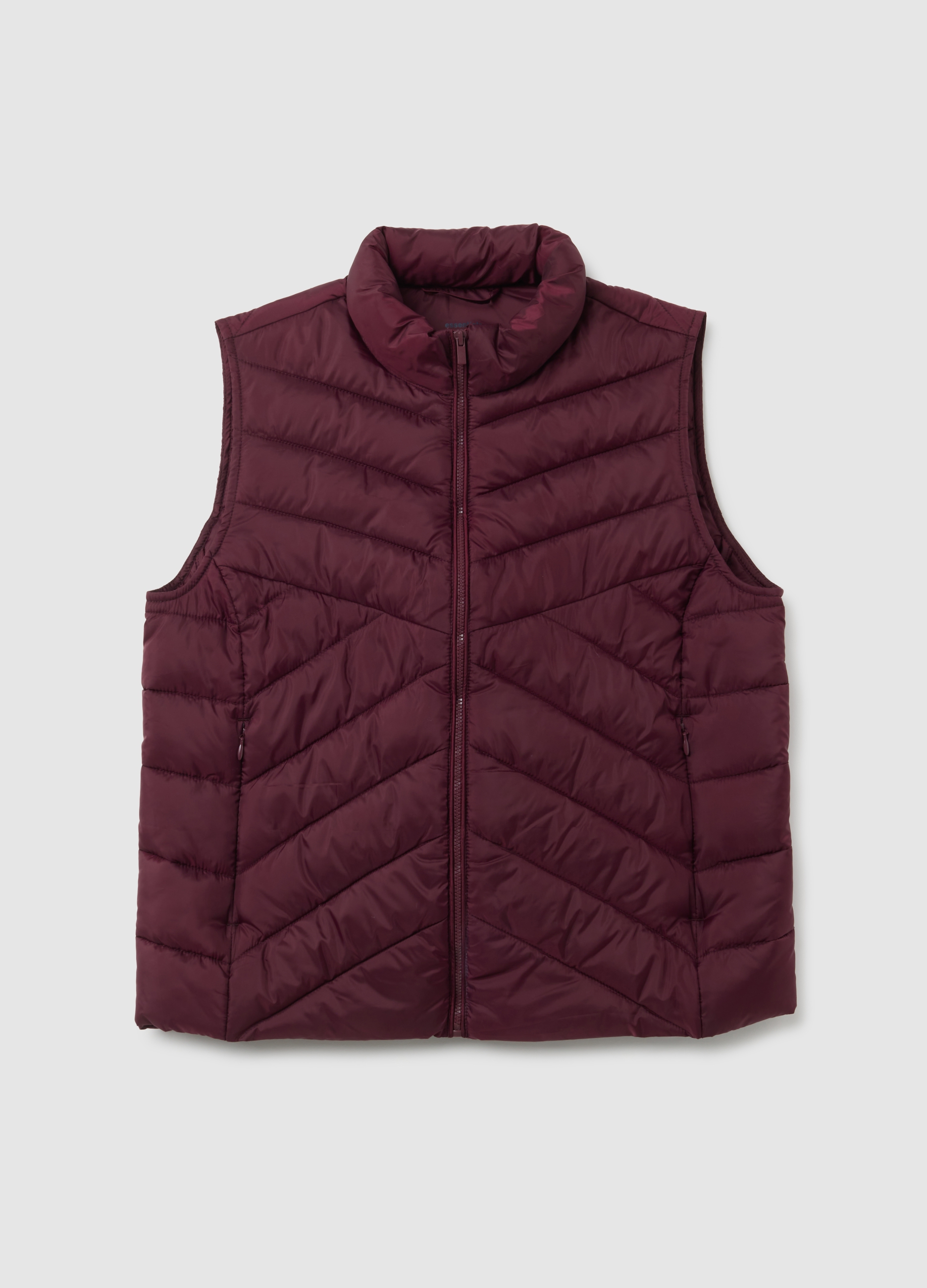 OVS, Chaleco Regular Fit En Mezcla Roja, Mujer, Borgoña, Talla: S