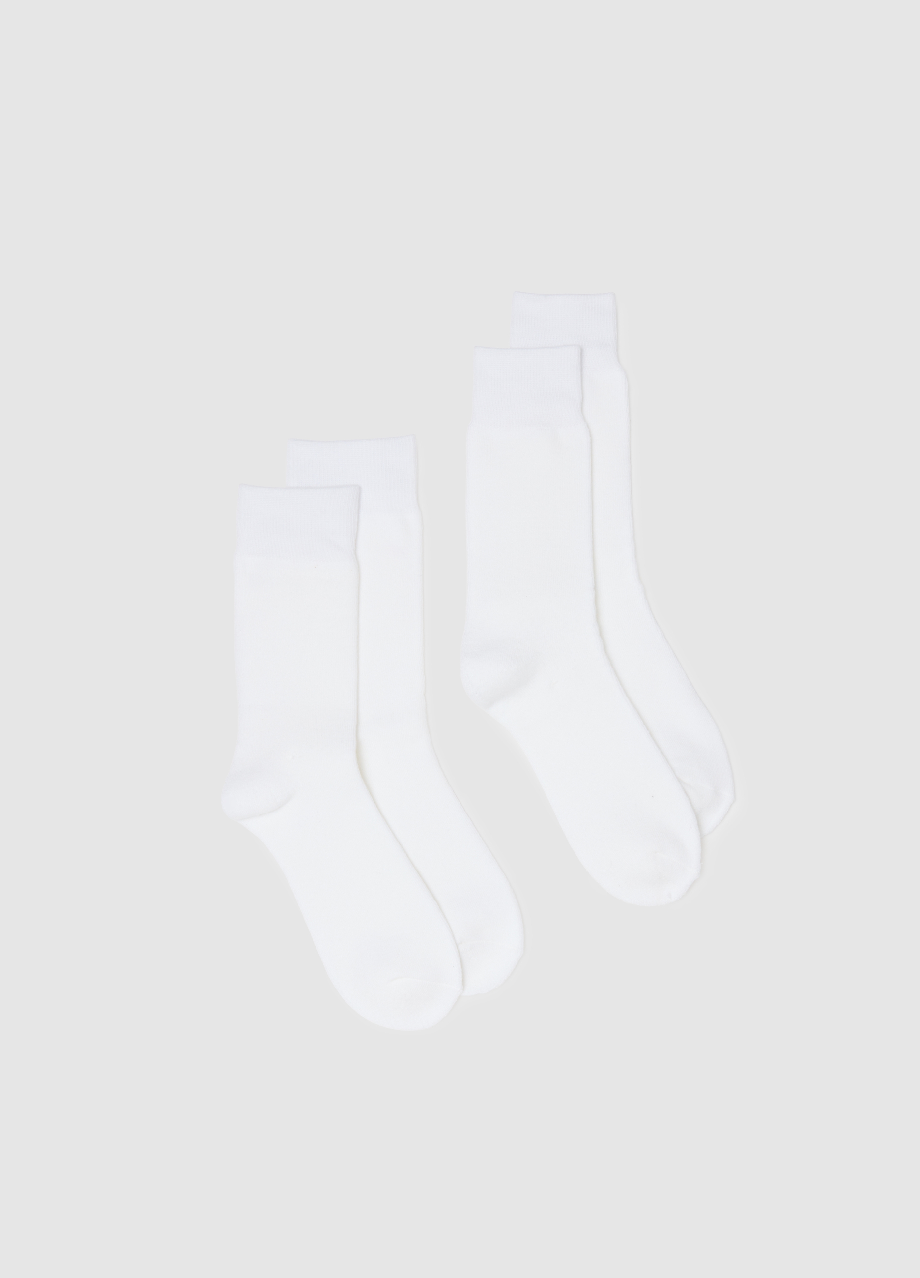 Pack Doble De Calcetines Cortos Blancos, Hombre, Blanco óptico, Talla: FASUL