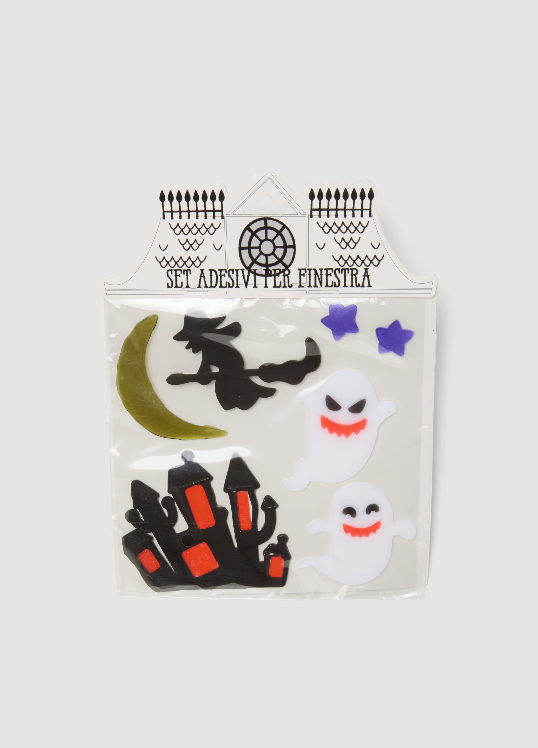 OVS , Decorazioni Adesive Da Finestra Multicolor A Tema Halloween, Frau, Bianco, Größe: FASUL