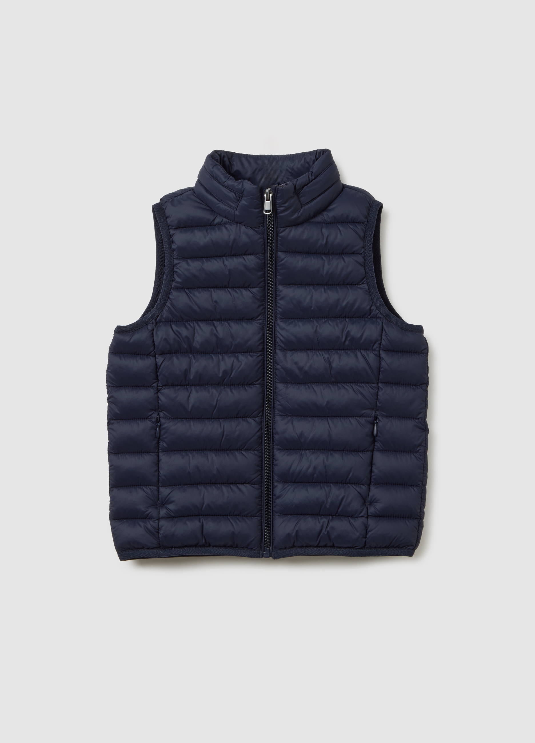 Chaleco Infantil En Mezcla Azul Ajuste Regular, Niño, Azul oscuro, Talla: 4-5