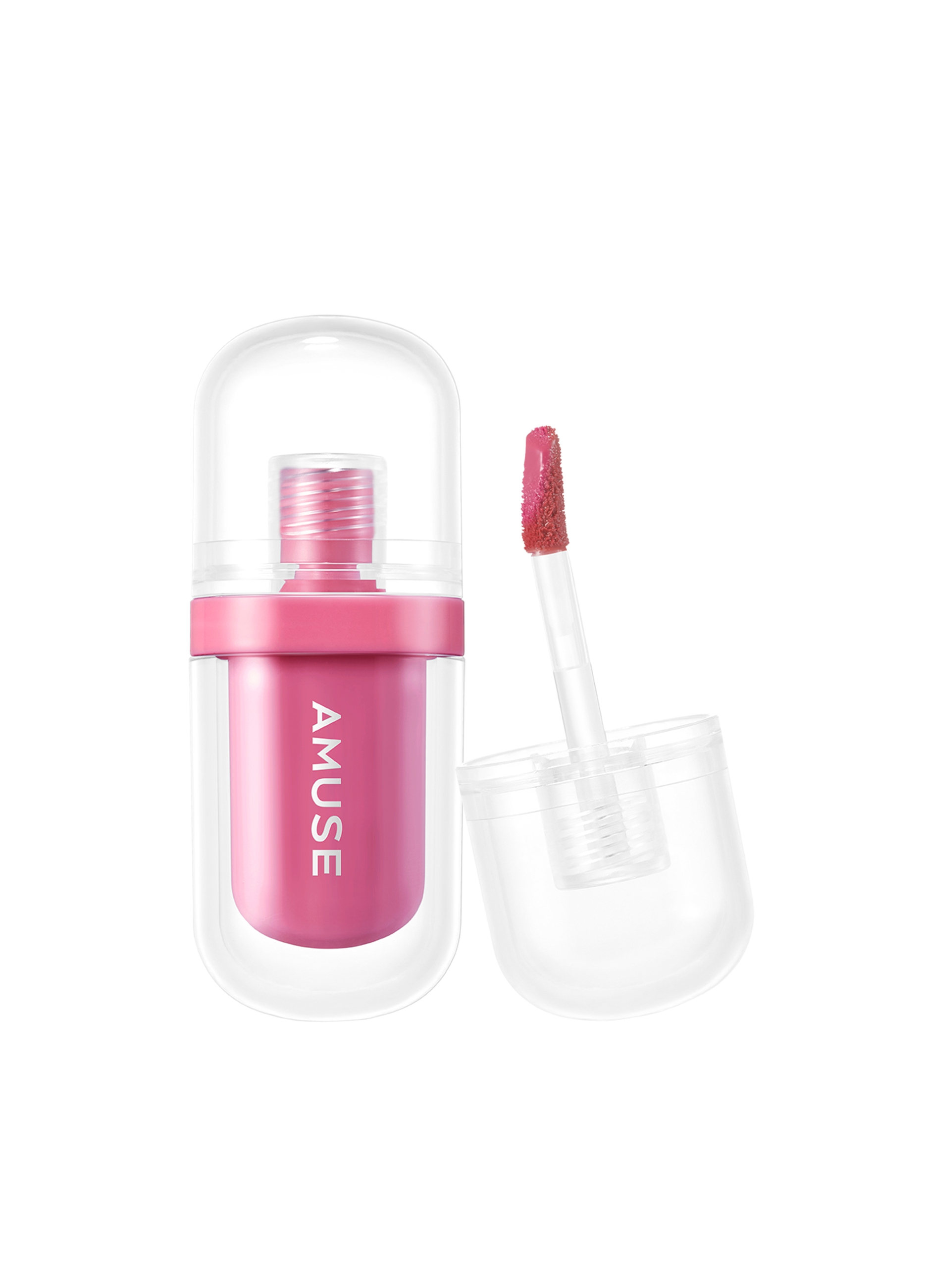 AMUSE, Tinta Labbra Dal Fantastico Effetto Glossy. Colore Vibrante E Labbra Idratate Per 12 Ore - Make-up Coreano, Donna, Viola, Taglia: FASUL