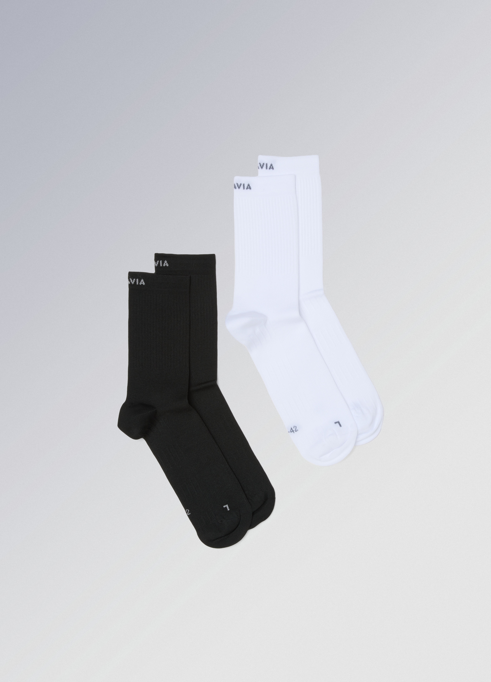 ALTAVIA COURT, Bipack Di Calze Sportive In Tessuto Elasticizzato Altavia Court, Uomo, Bianco, Taglia: 43-46