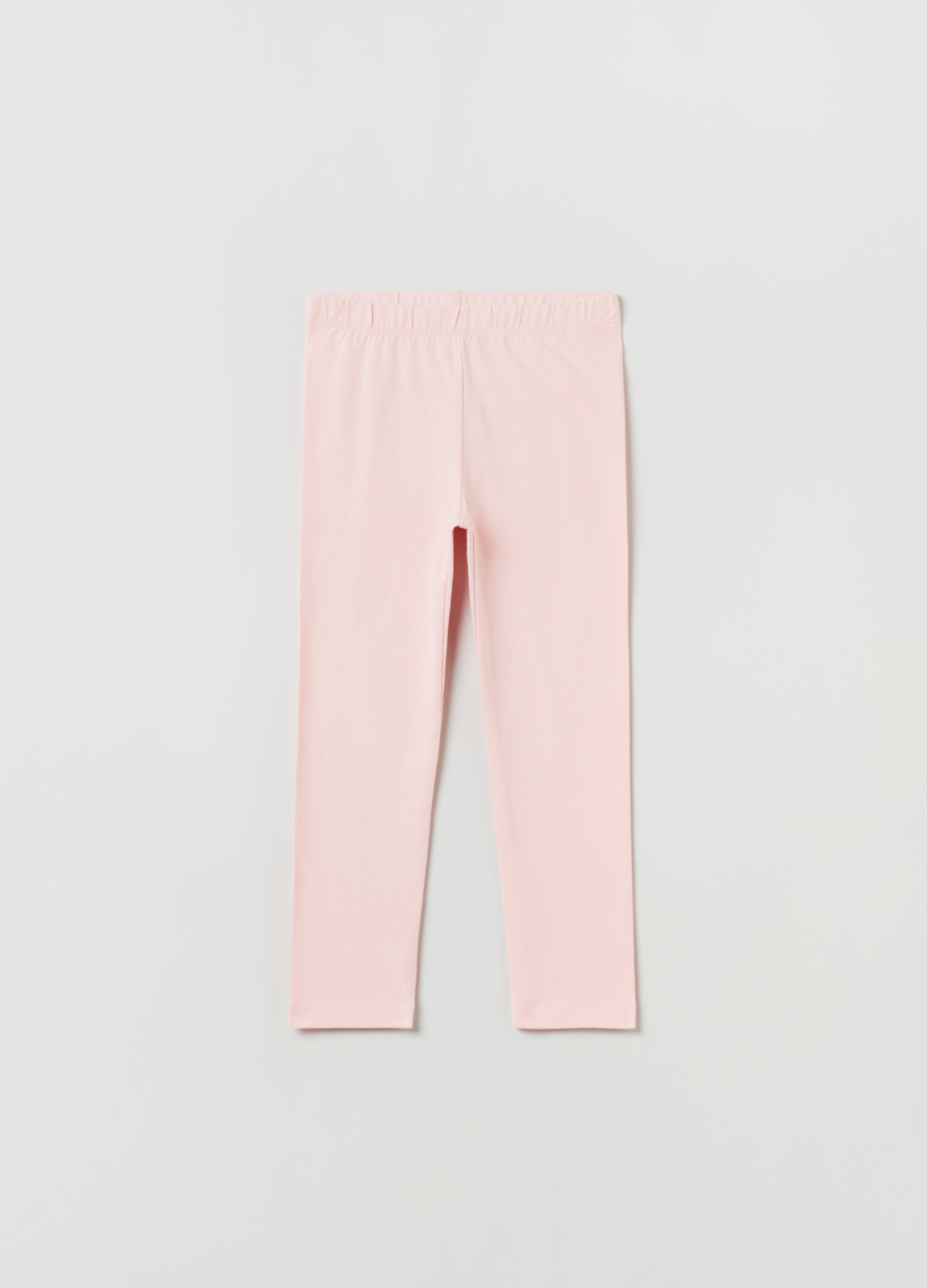 OVS, Leggings In Cotone Stretch, Unisex, Rosa, Taglia: 6-12M/69-74