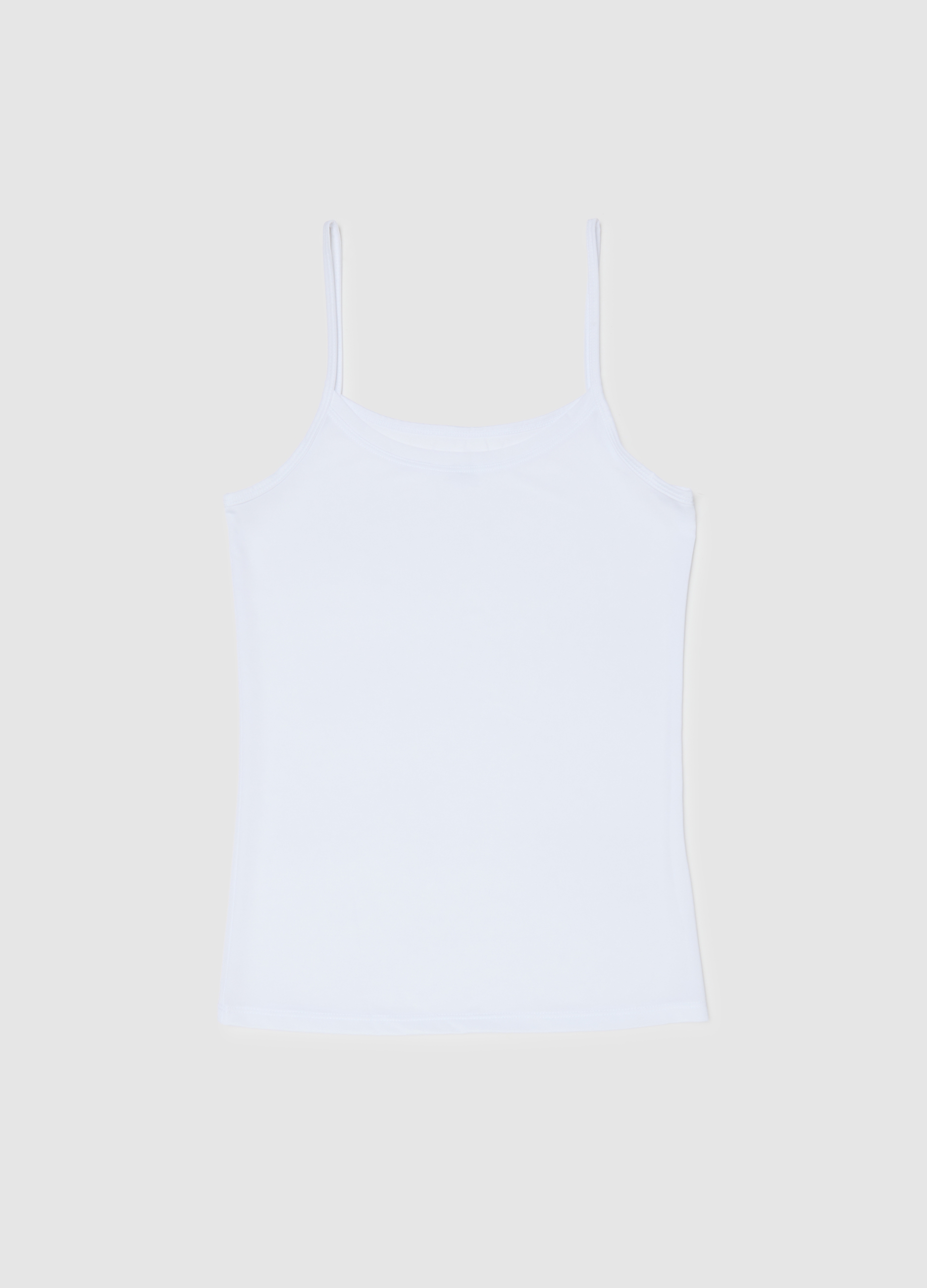 OVS, Canottiera Bianca Regular Fit, Donna, Bianco, Taglia: S