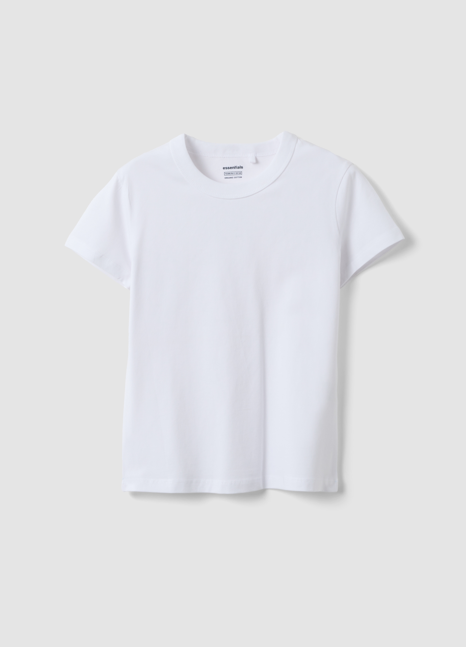 OVS KIDS, Camiseta Blanca De Algodón Elástico Para Niña, Corte Regular, Niña, Blanco óptico, Talla: 12-13