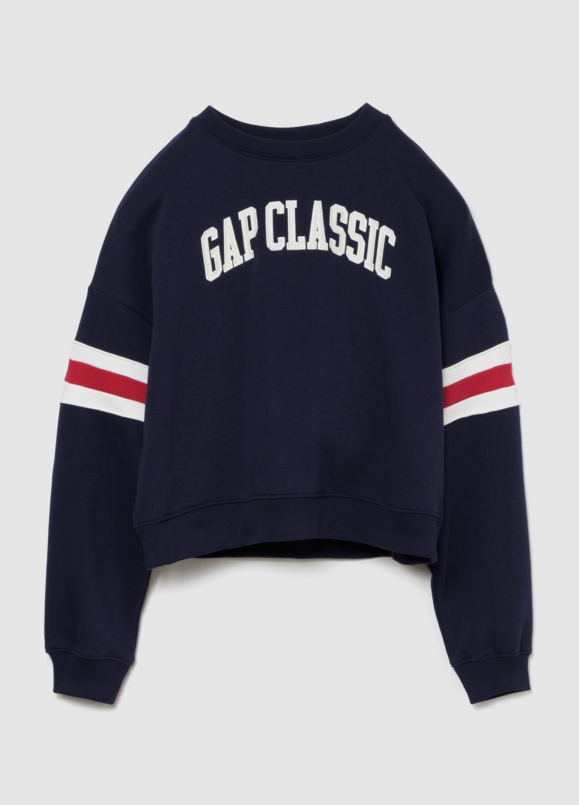 GAP, Felpa Con Scritta Gap Classic, Donna, Blu, Taglia: S