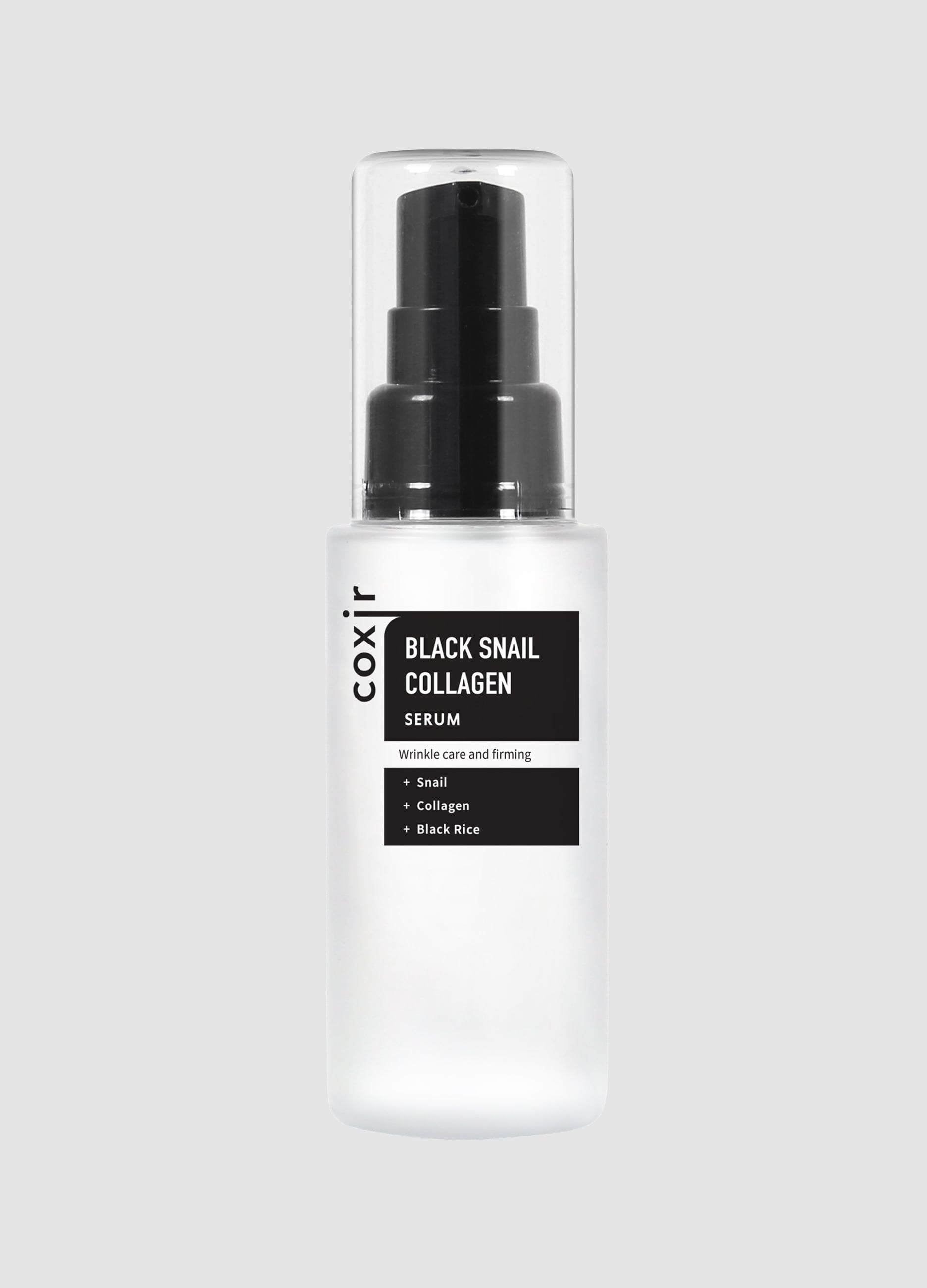 COXIR, Siero Antiage Con Bava Di Lumaca E Collagene Ed Estratto Di Riso Nero Che Mantiene Il Livello Ottimale Di Idratazione Della Pelle Donando Luminosità - Skincare Coreana, Donna, Bianco, Taglia: FASUL