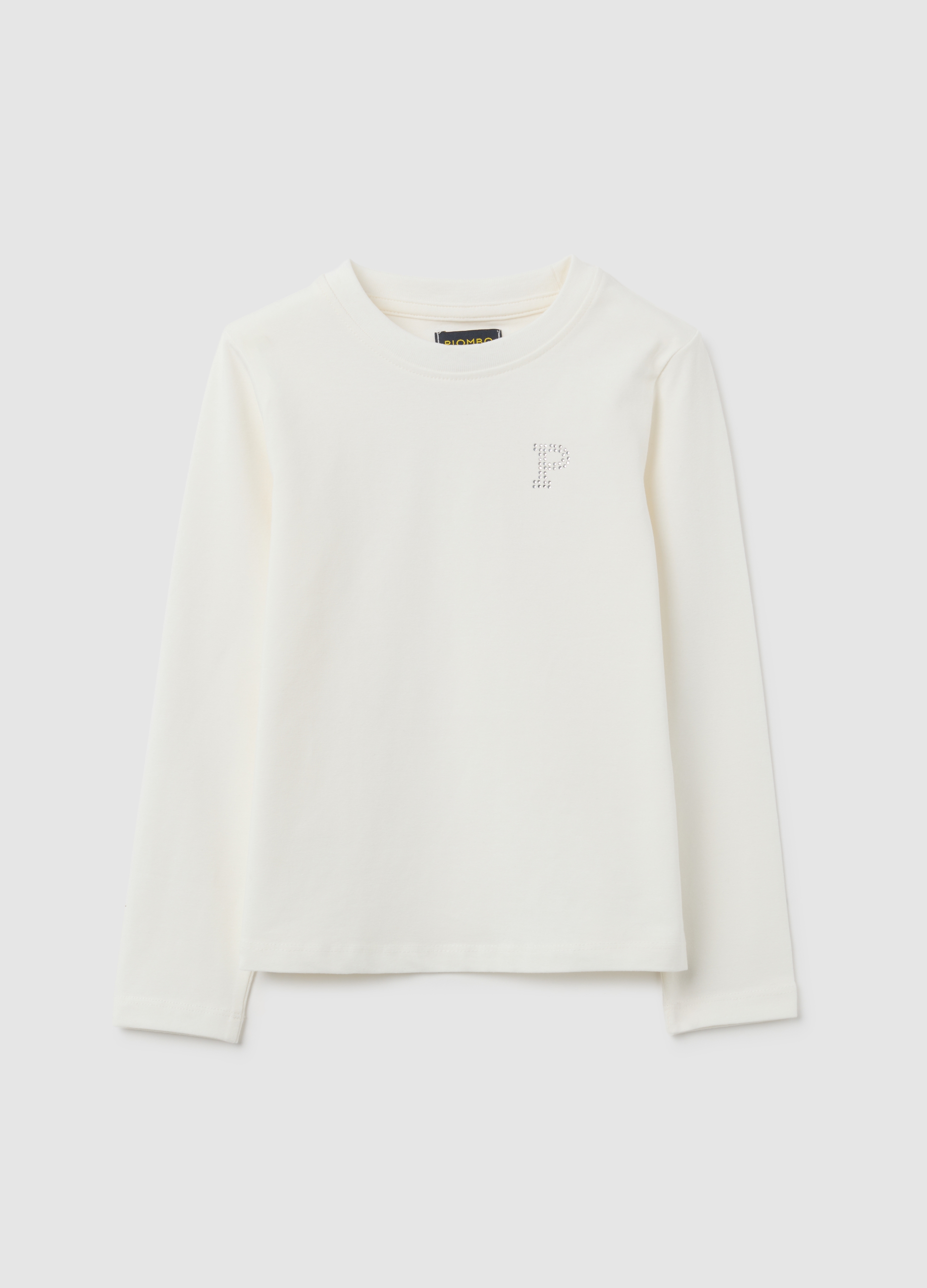 Camisa Blanca De Manga Larga, Niña, Blanco roto, Talla: 12