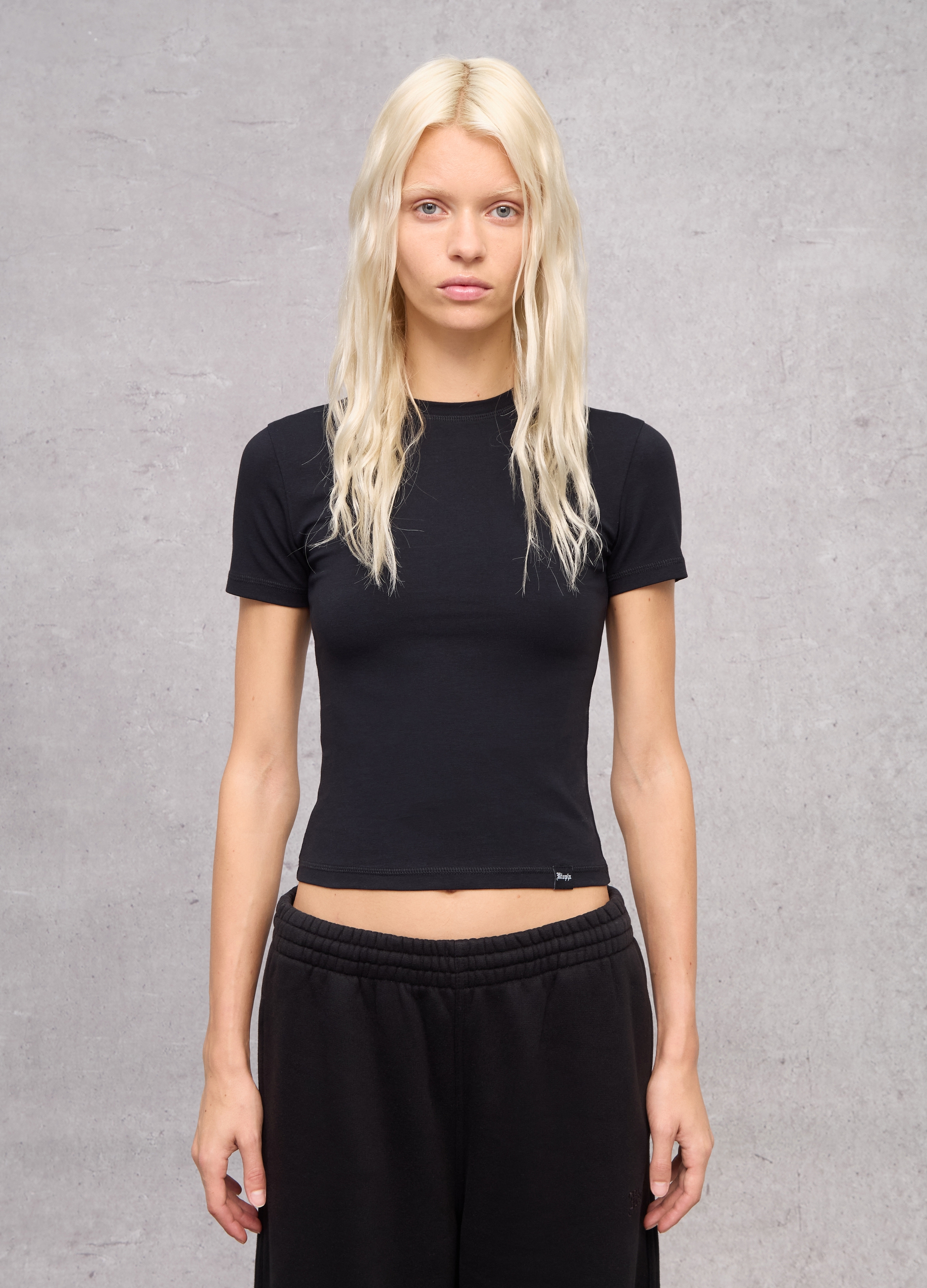 UTOPJA, Perfect T-shirt Black, Donna, Nero, Taglia: M