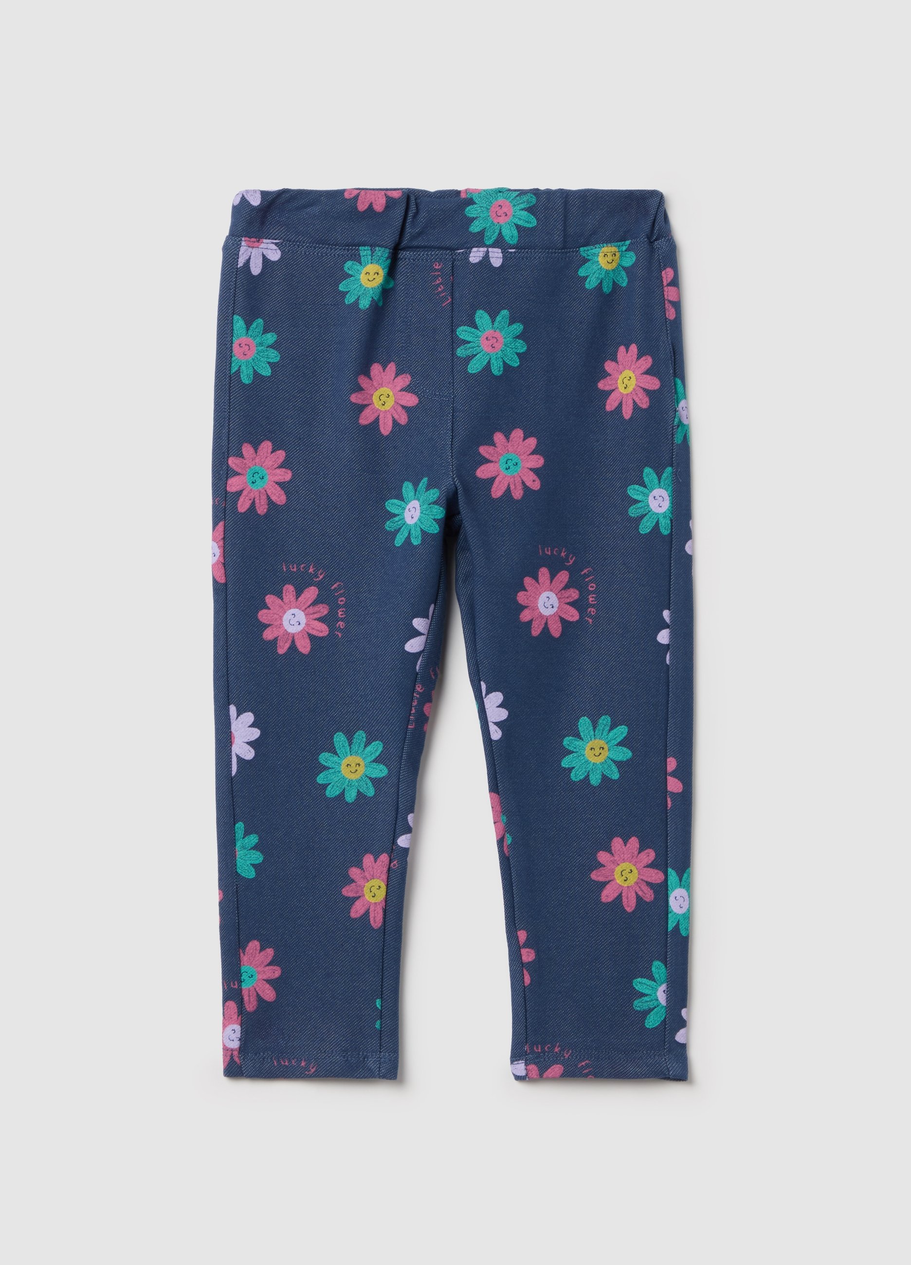 FAGOTTINO, Jeggings Con Estampado Flores 