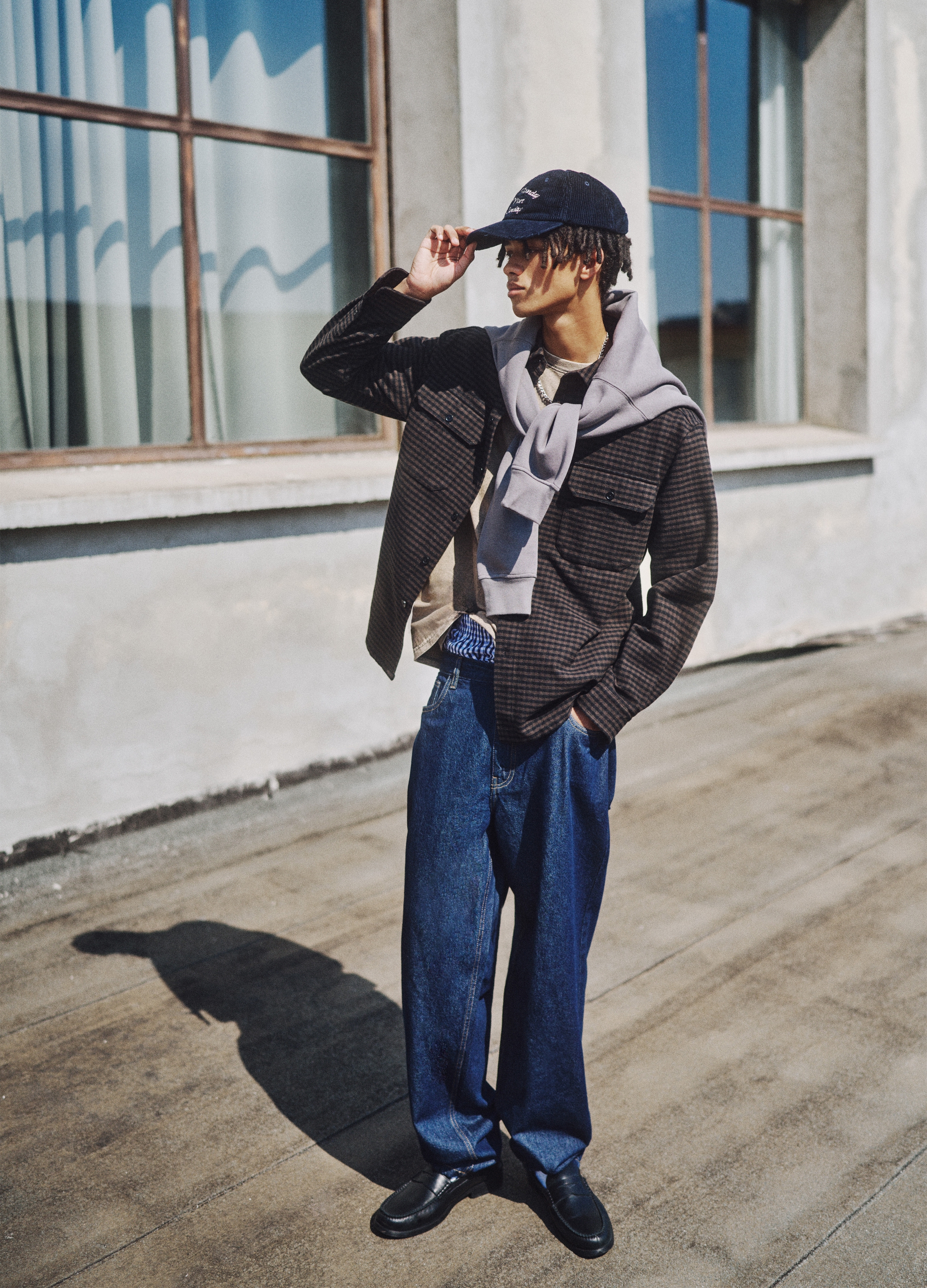 B.ANGEL, Camicia A Quadri In Puro Cotone Regular Fit, Uomo, Multicolor, Taglia: XS