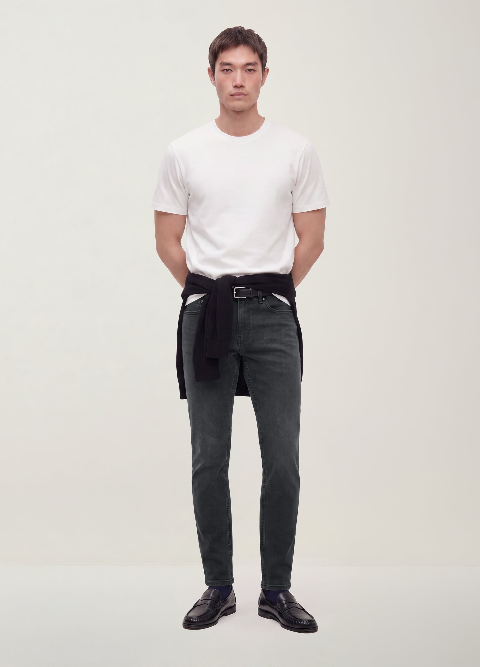 REPUBLIC OF DENIM, Jeans Denim Neri In Cotone Elasticizzato Slim Fit, Uomo, Nero, Taglia: 44
